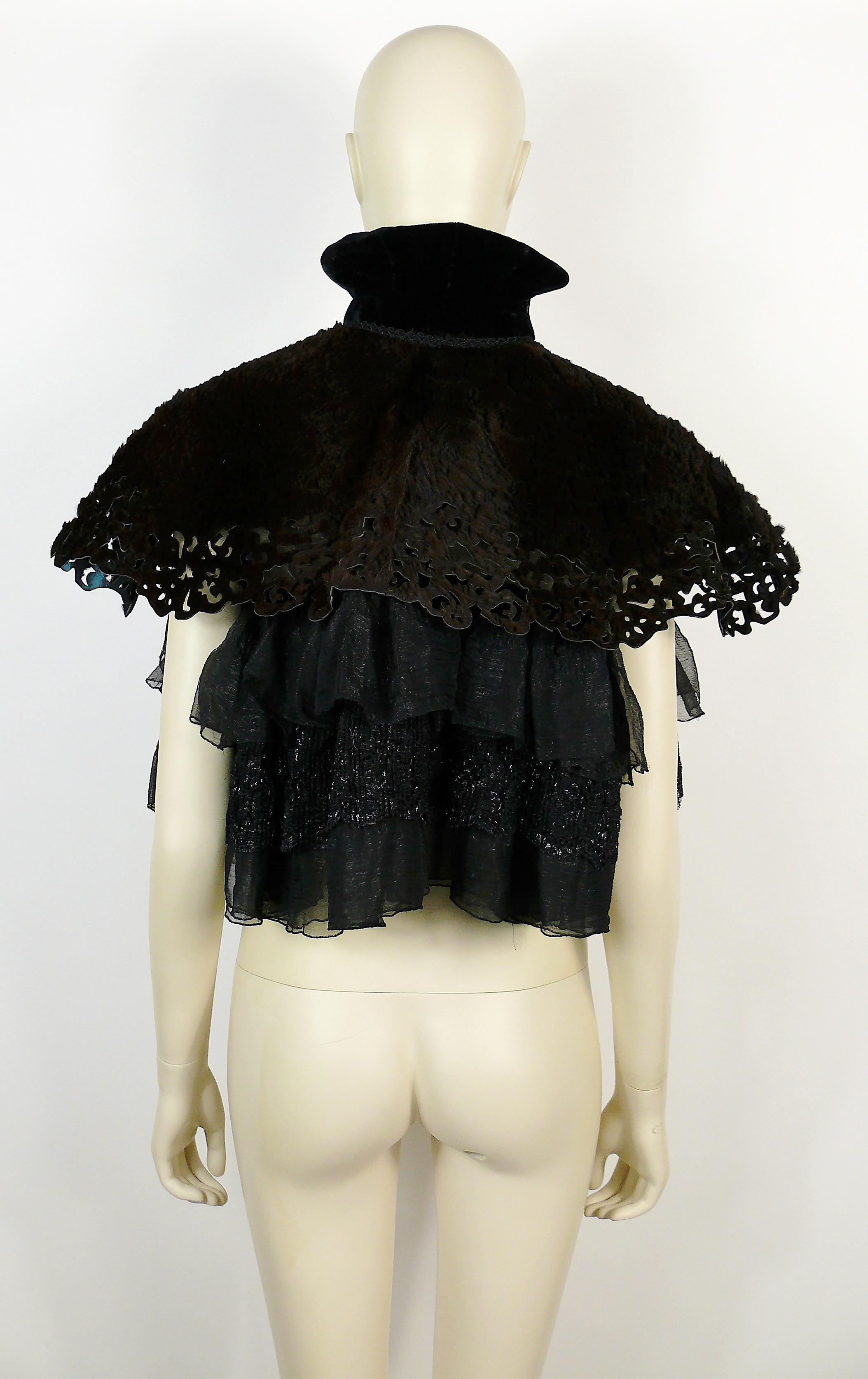 Women's Christian Lacroix Vintage Cape Short Cloak
