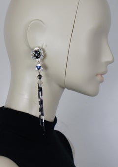 CHRISTIAN LACROIX Vintage Celestial Dangling Earrings