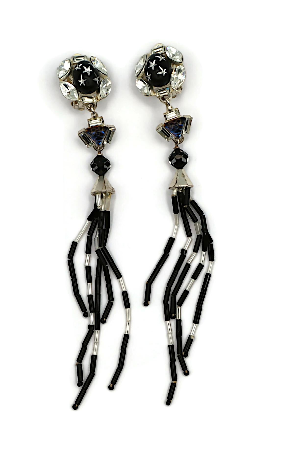 Women's CHRISTIAN LACROIX Vintage Celestial Dangling Earrings For Sale