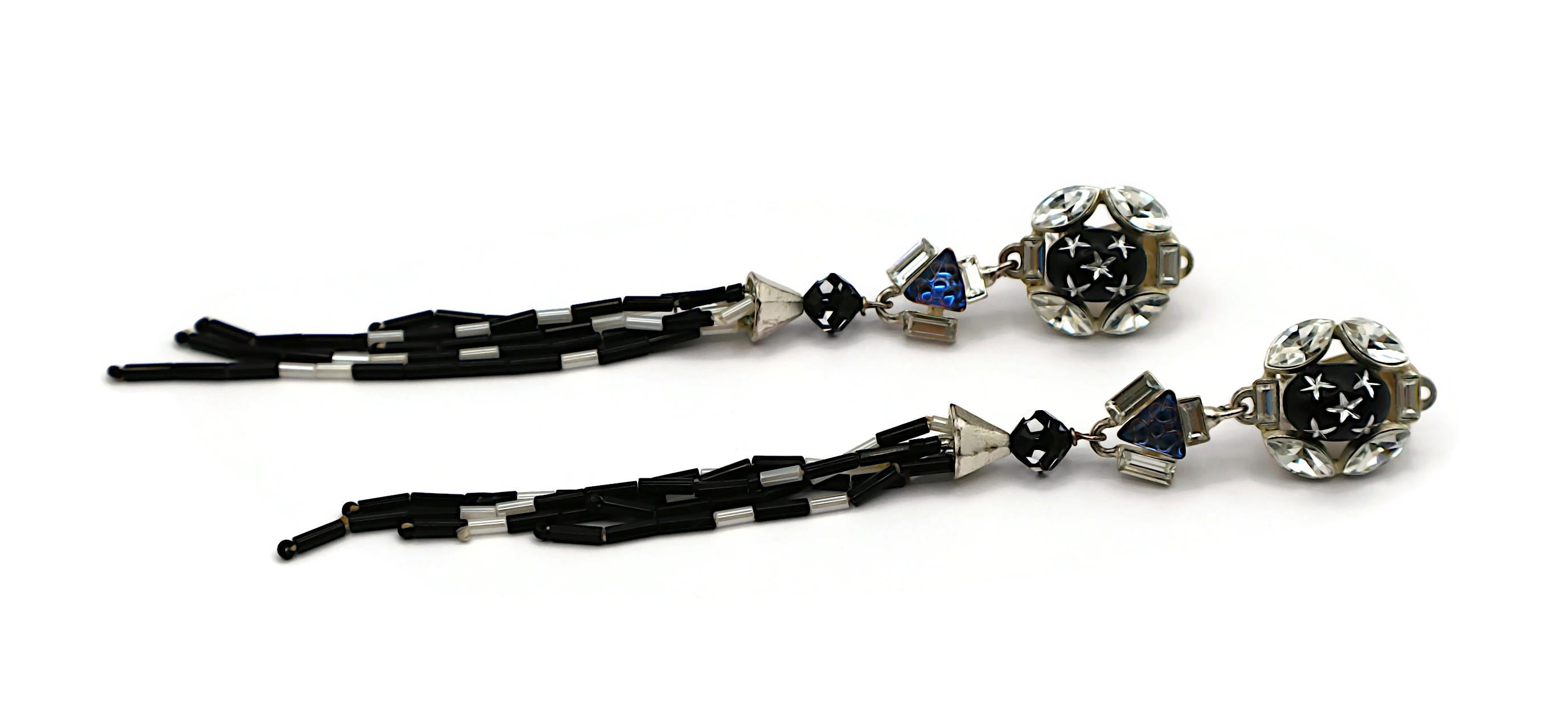 CHRISTIAN LACROIX Vintage Celestial Dangling Earrings For Sale 1