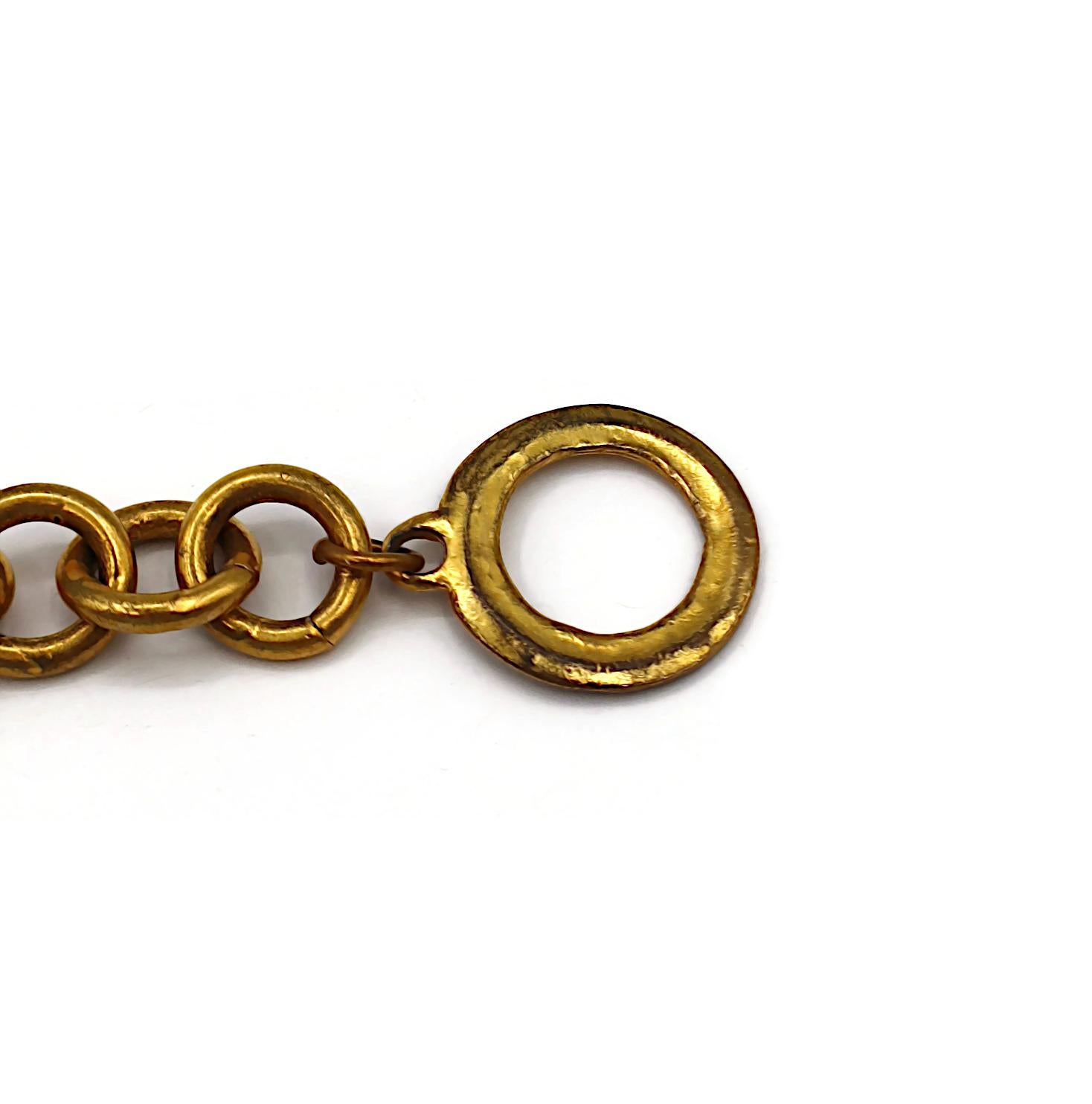CHRISTIAN LACROIX Vintage Charm Necklace For Sale 6