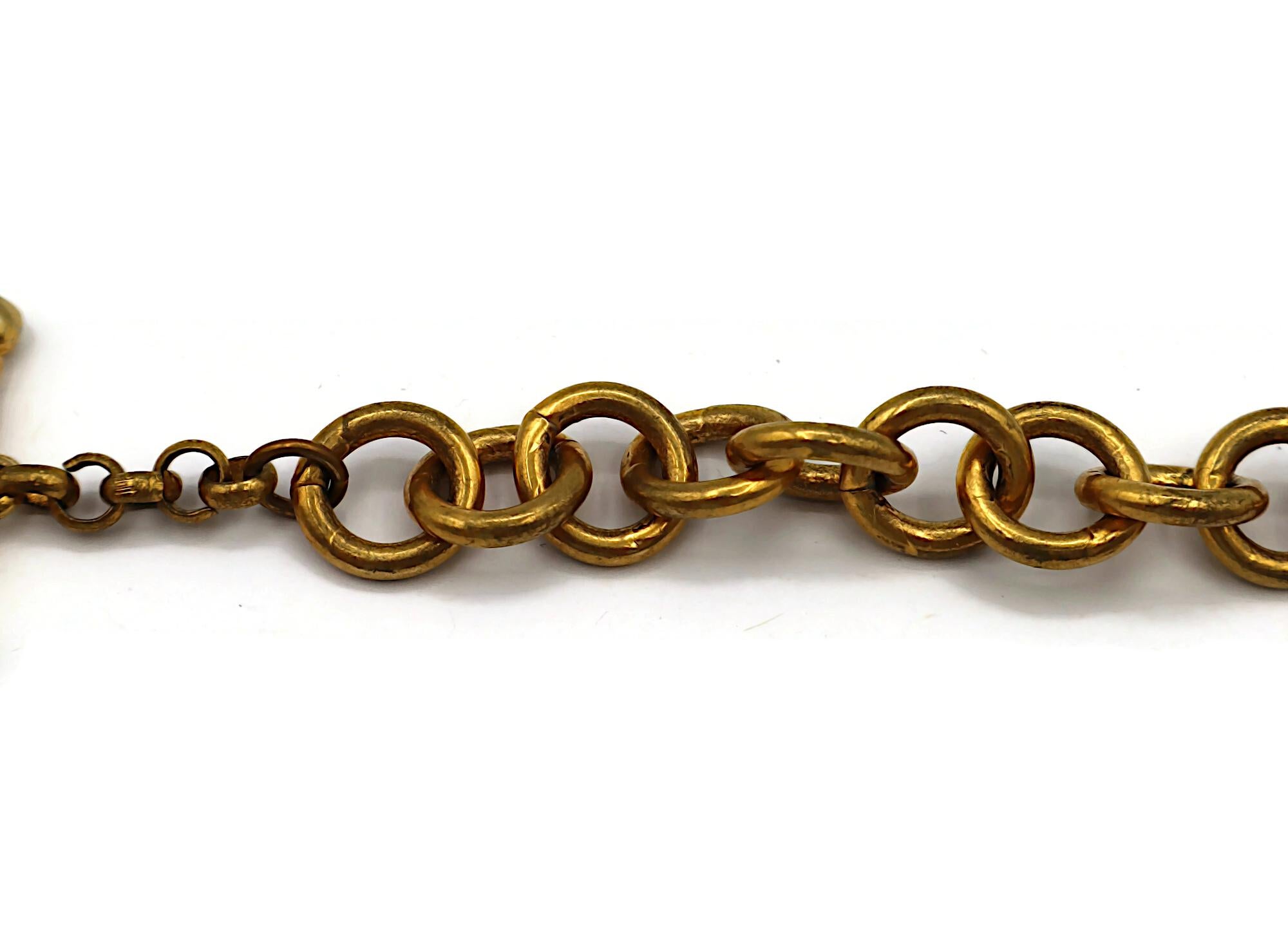 Women's CHRISTIAN LACROIX Vintage Charm Necklace For Sale
