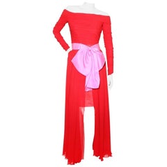 Christian Lacroix Vintage Chiffon Dress