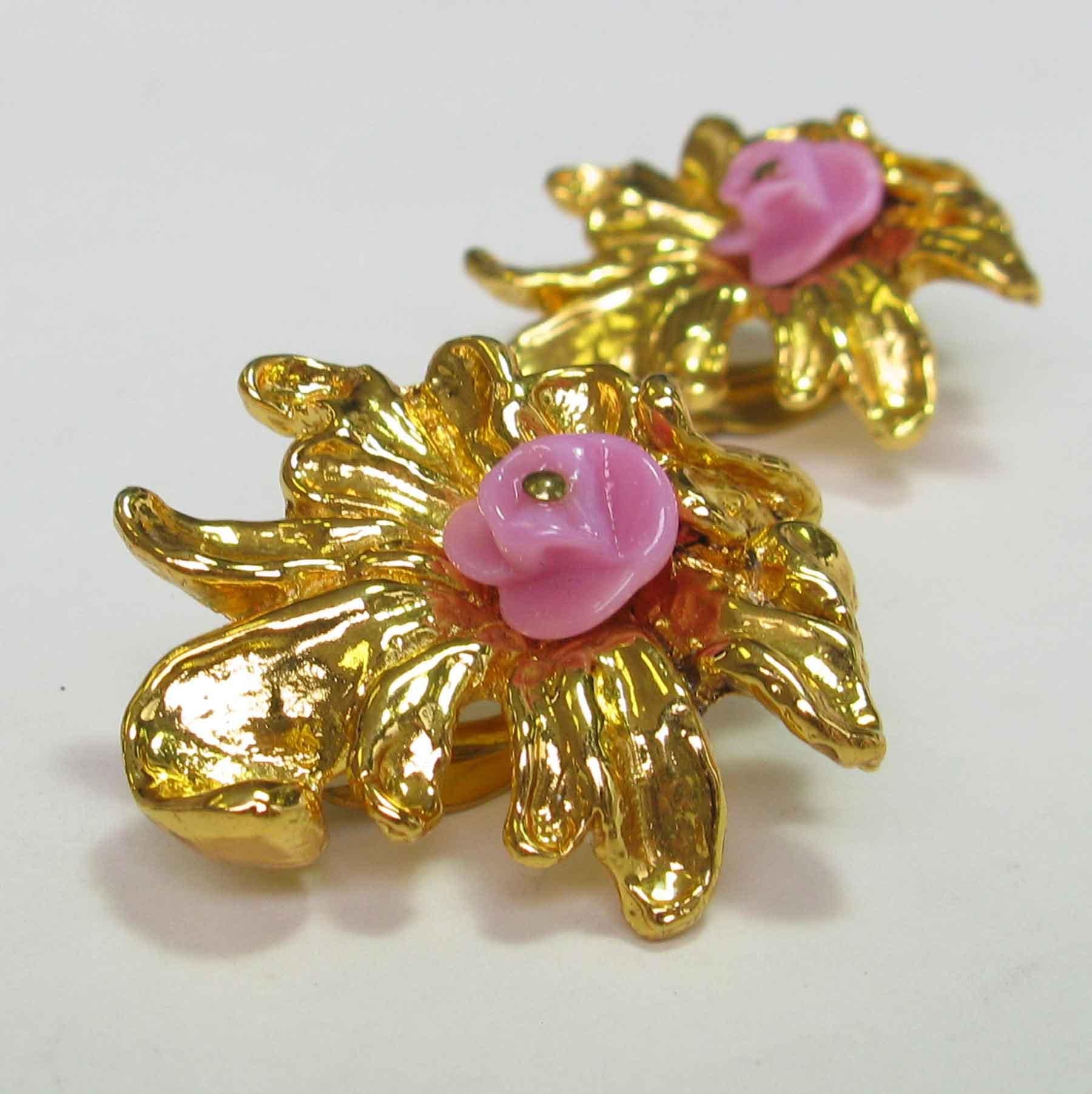 Christian Lacroix Vintage Clip-On Earrings In Good Condition In Paris, FR