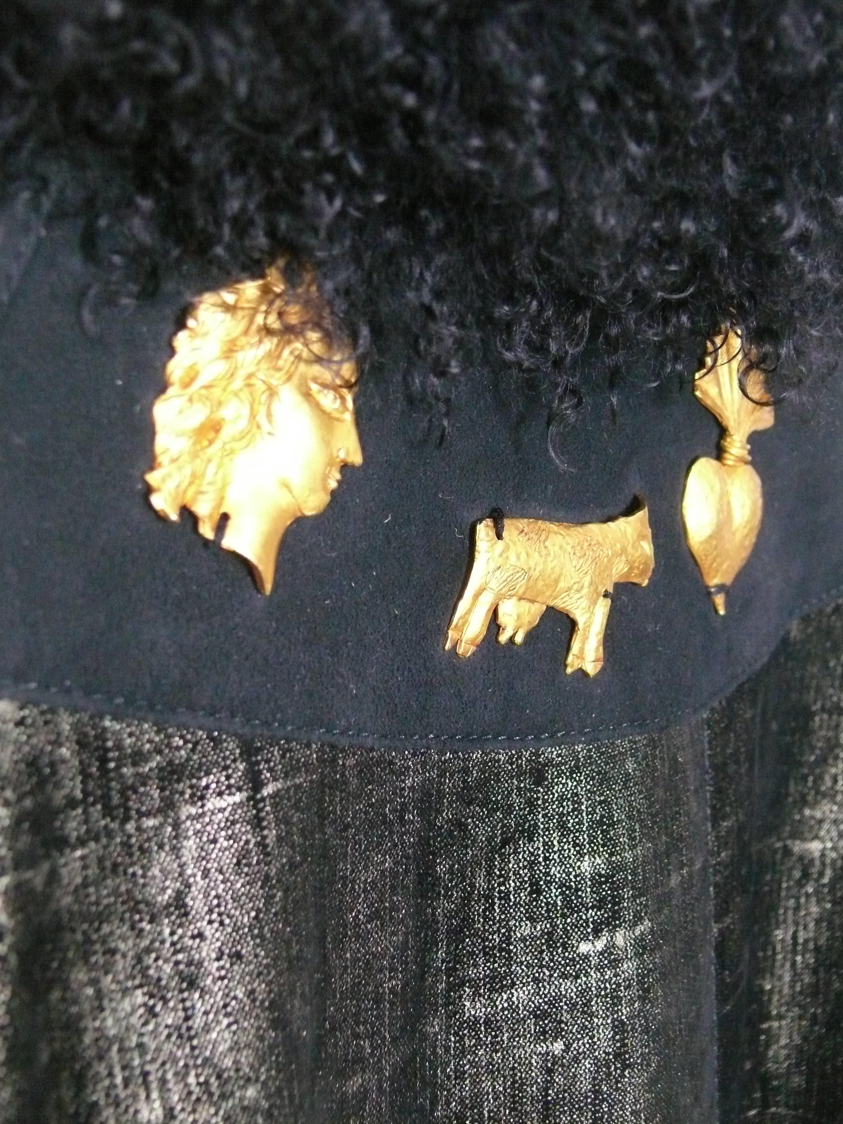 Christian Lacroix Vintage Embellished Poncho Coat For Sale 7