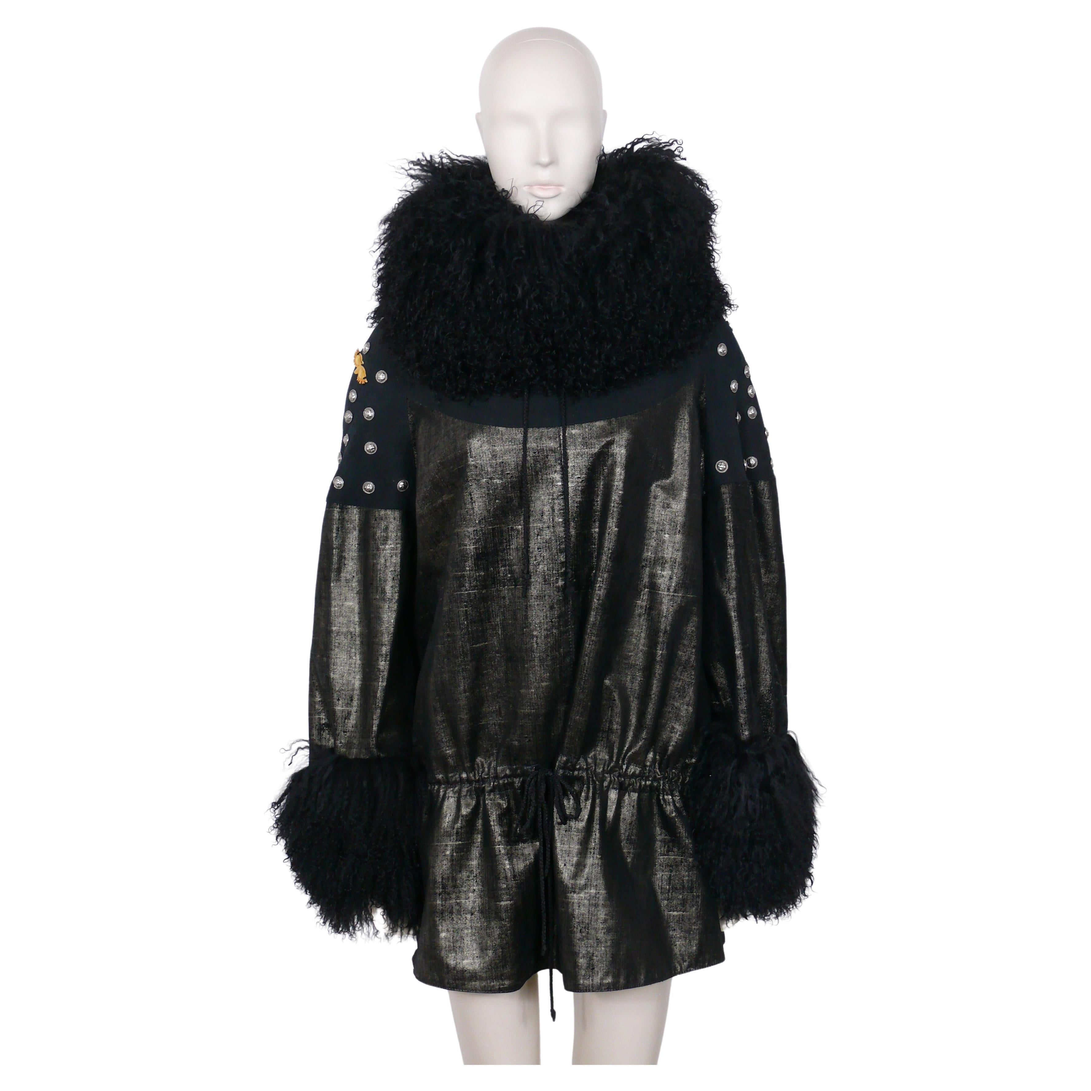 Christian Lacroix Vintage Embellished Poncho Coat For Sale