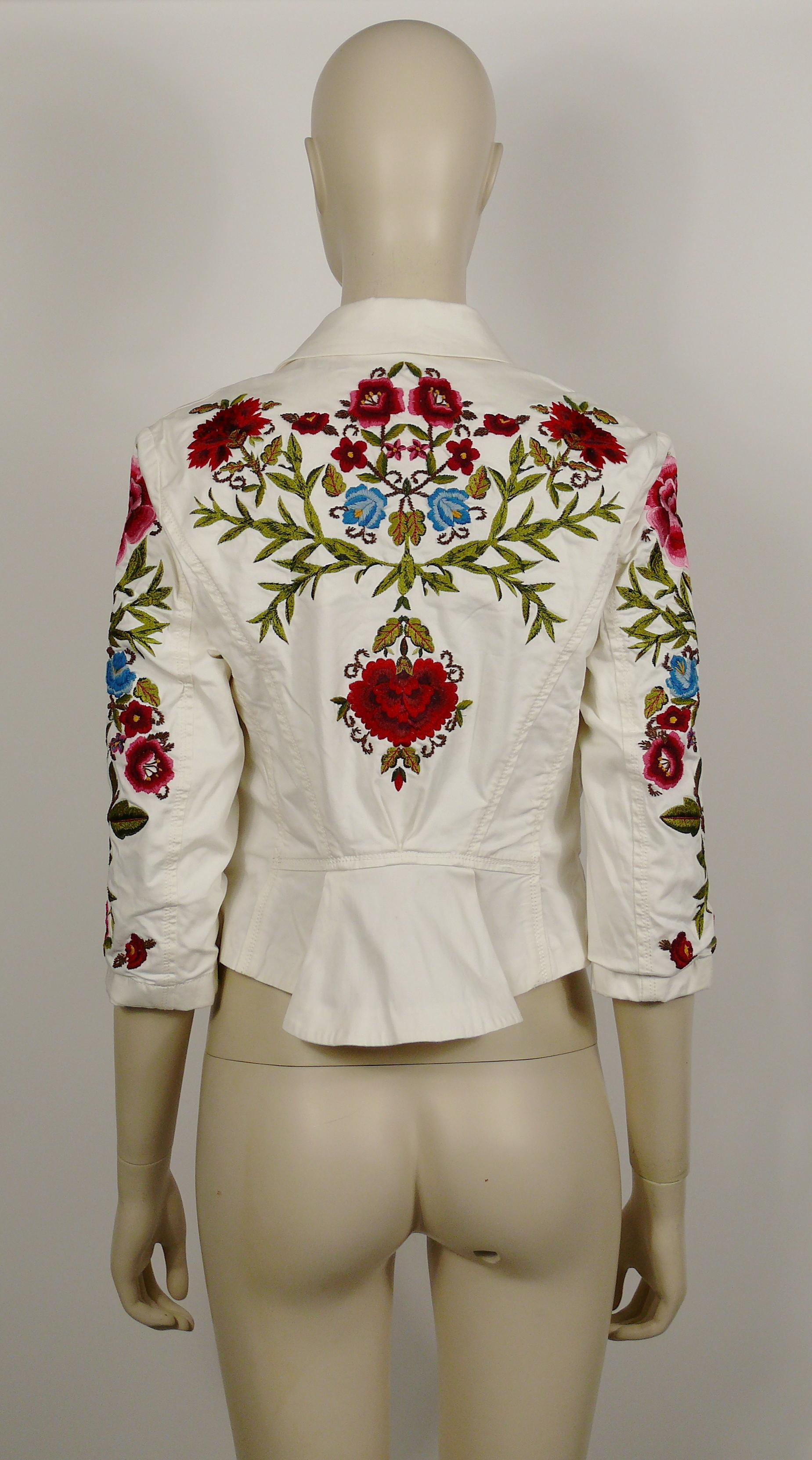 Christian Lacroix Vintage Embroidered Blazer In Excellent Condition For Sale In Nice, FR