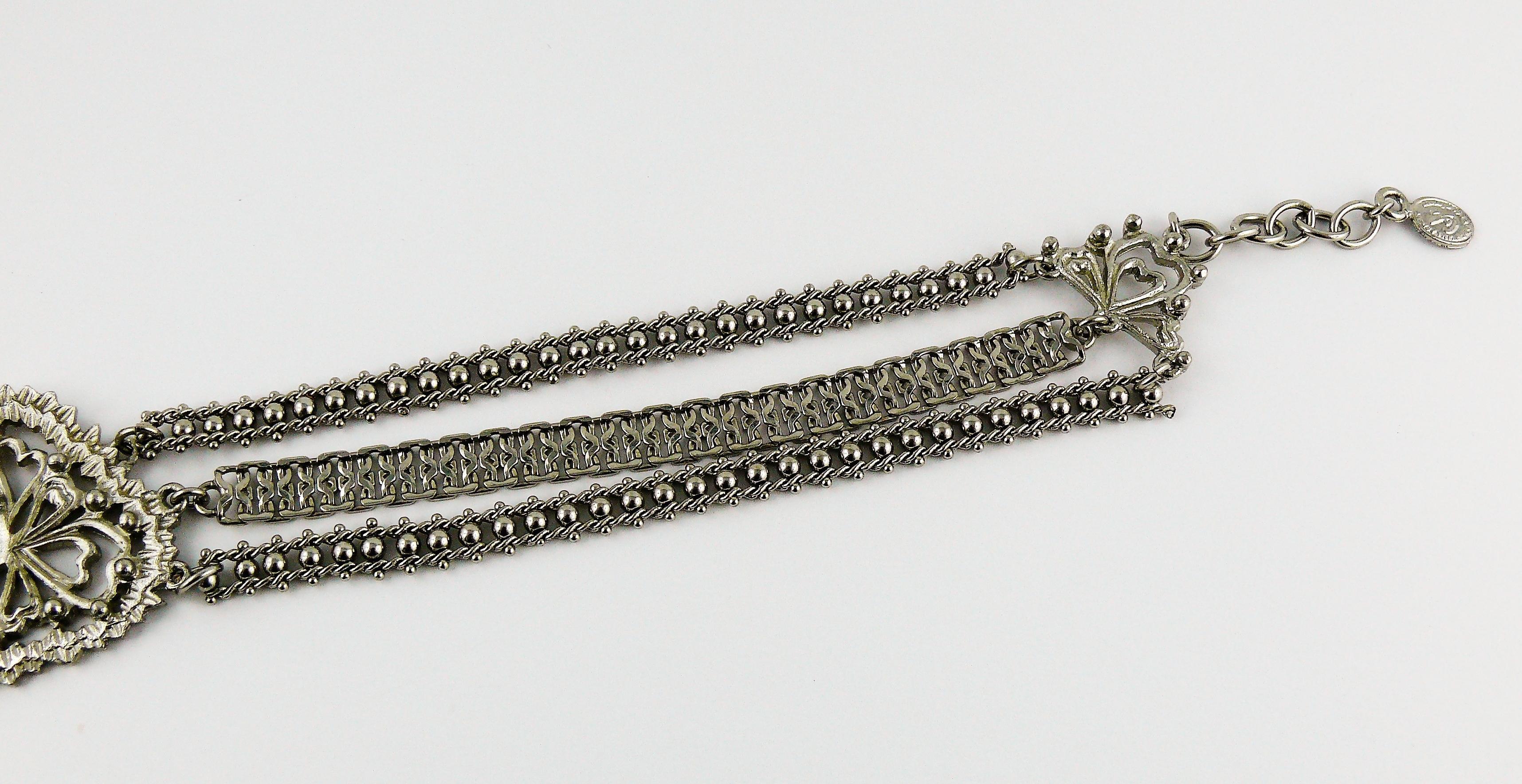 Women's Christian Lacroix Vintage Ex Voto Sacred Heart Necklace For Sale