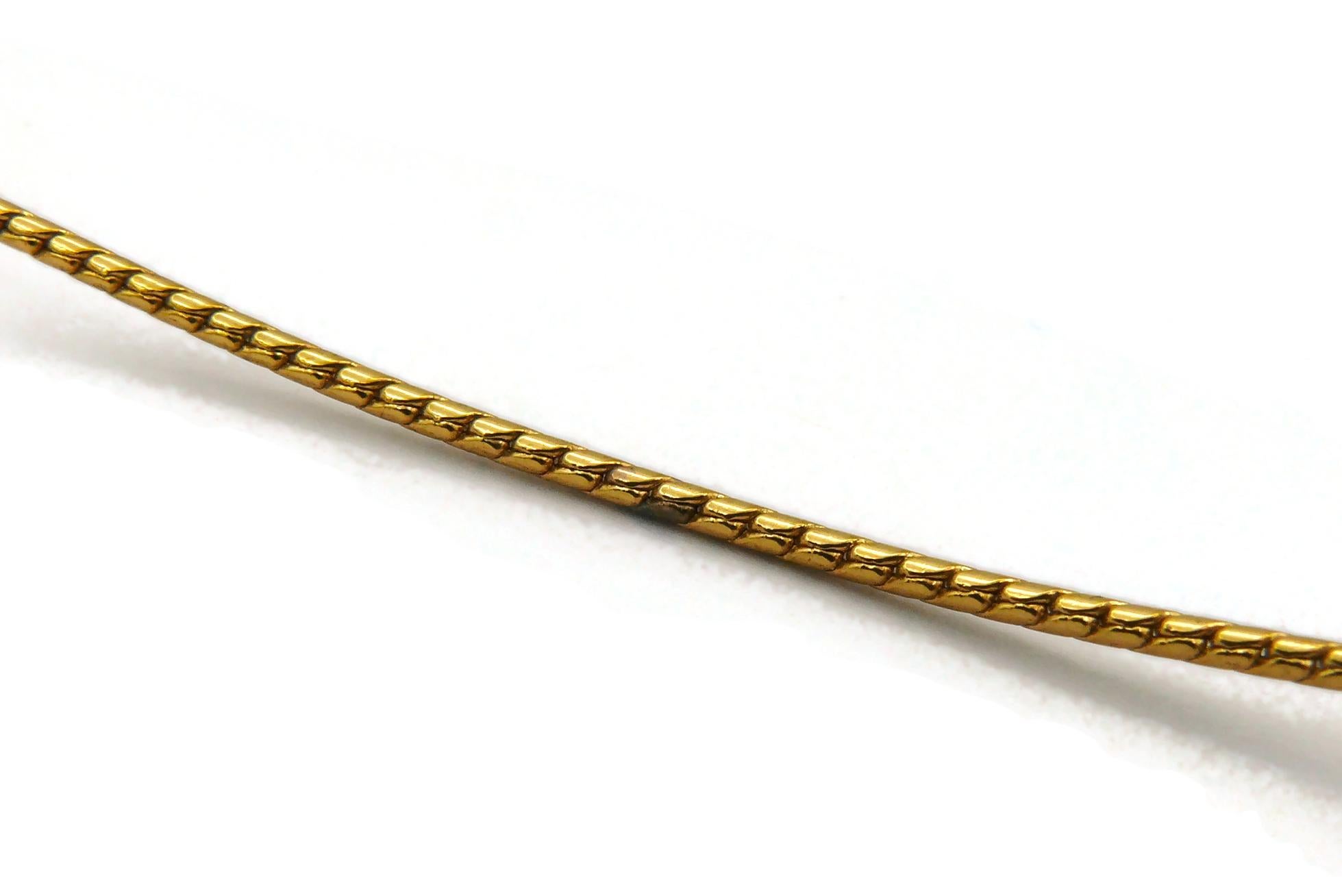 CHRISTIAN LACROIX Pendientes colgantes extra largos vintage en venta 9