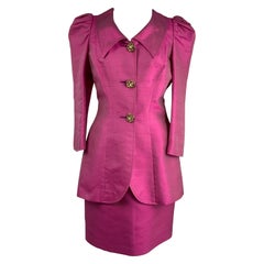 Christian Lacroix vintage fucsia suit