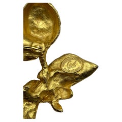 Christian Lacroix Vintage  Gold-Toned Brooch