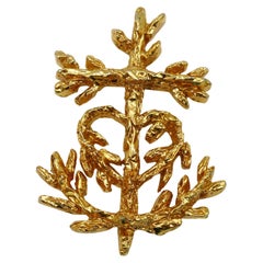 Christian Lacroix Vintage Camarguaise Cross Brooch
