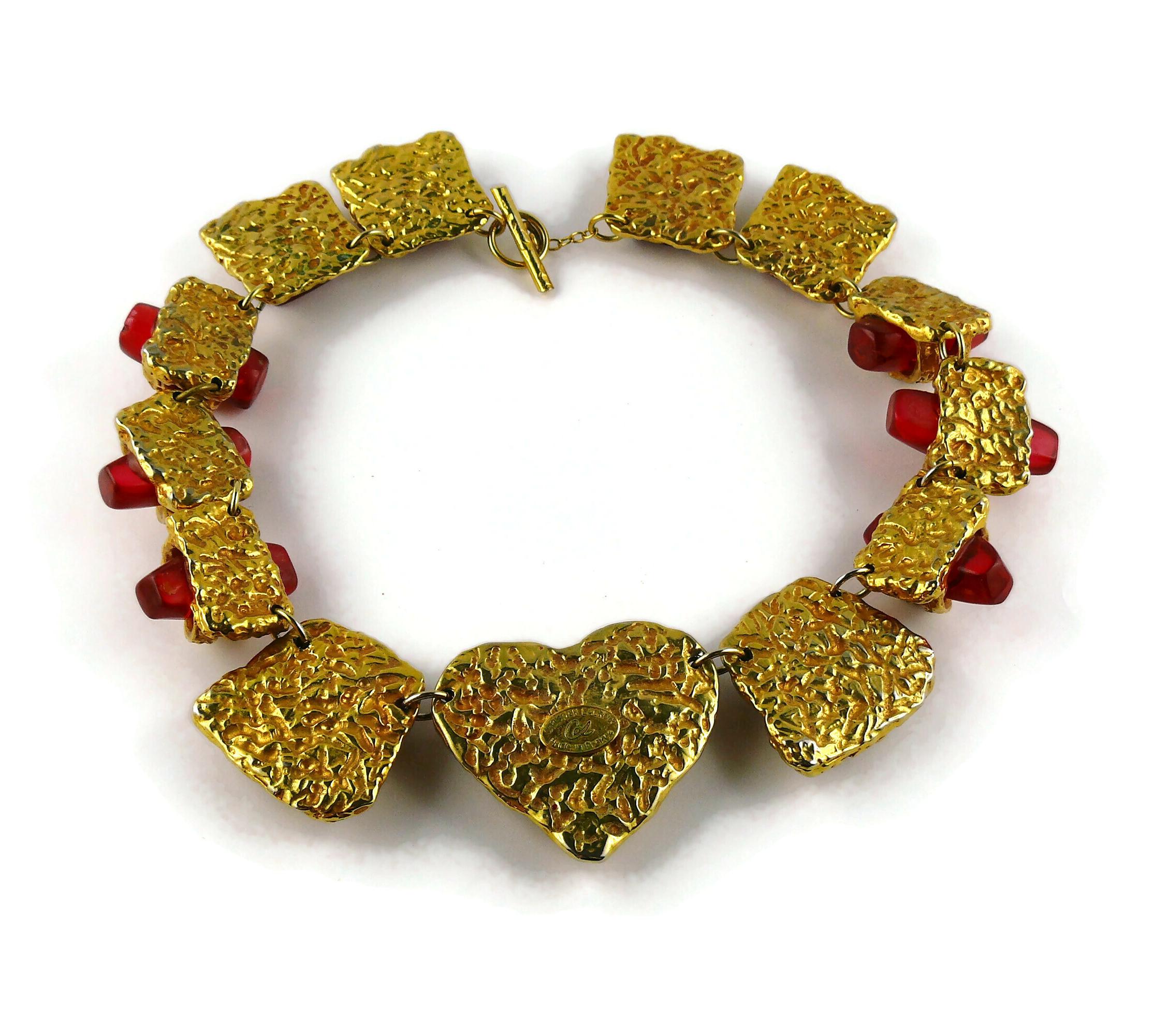 Christian Lacroix Vintage Heart Necklace 5