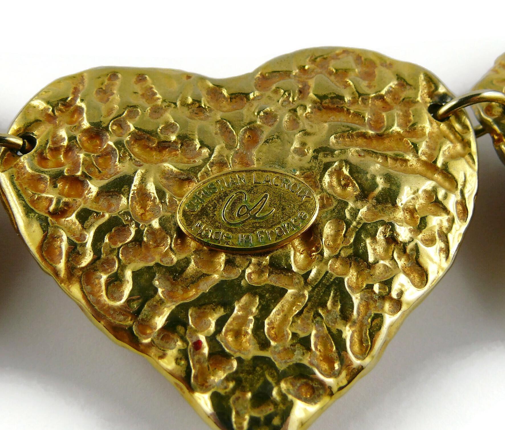 Christian Lacroix Vintage Heart Necklace 6