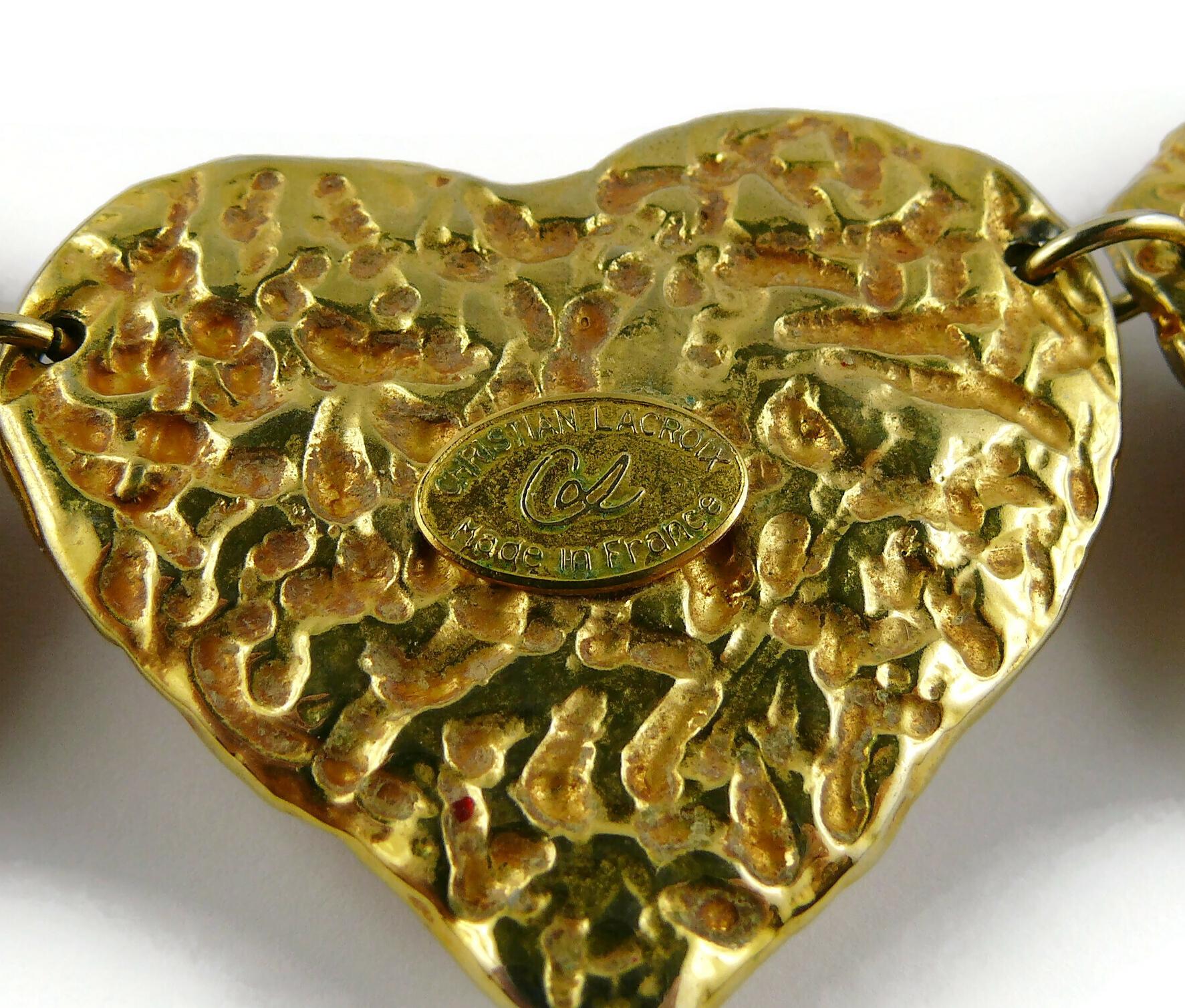 Christian Lacroix Vintage Heart Necklace at 1stDibs | christian