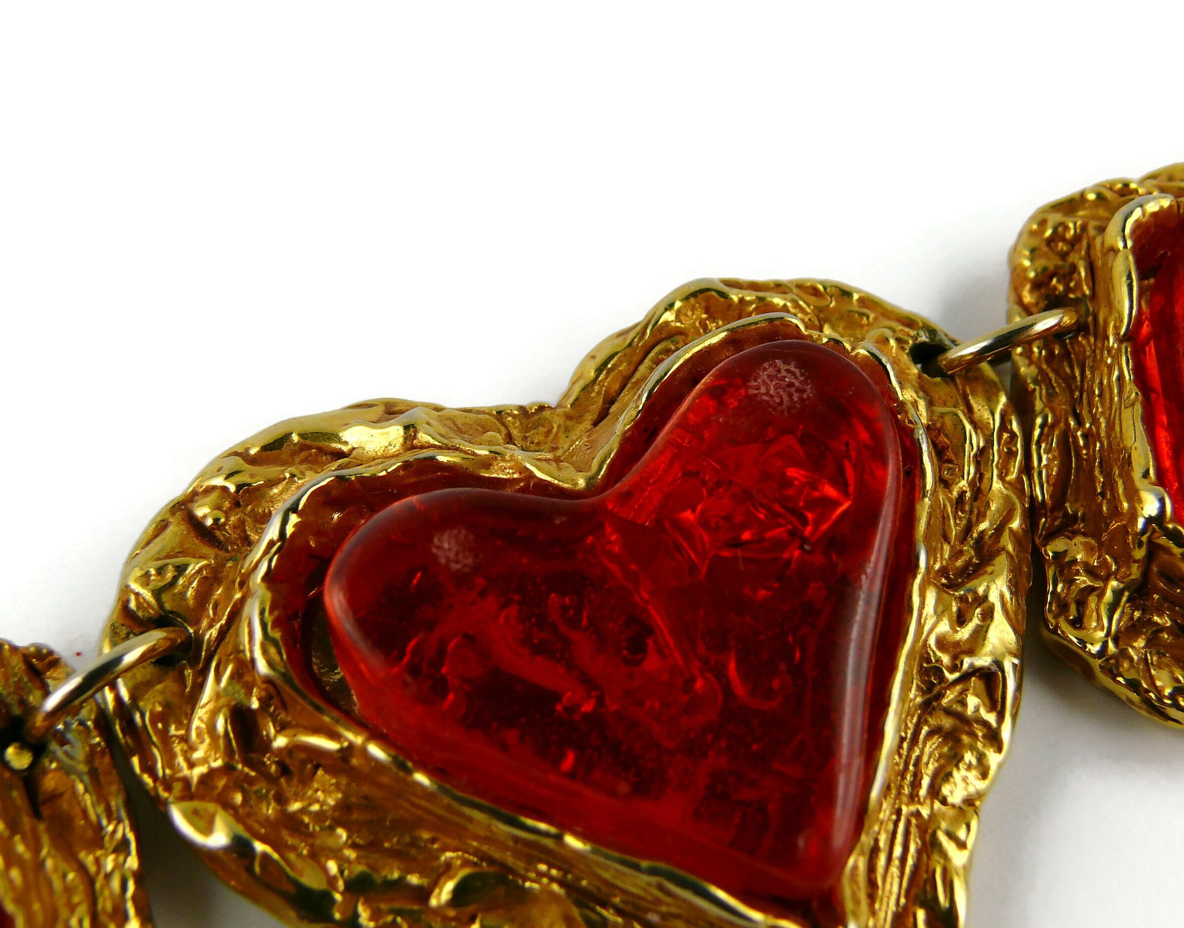 Christian Lacroix Vintage Heart Necklace 7