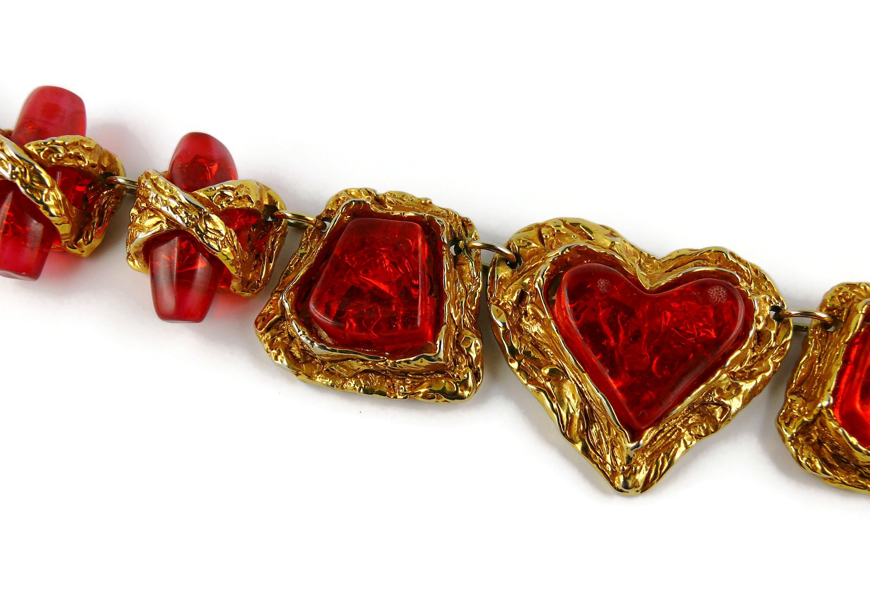 Christian Lacroix Vintage Heart Necklace 1