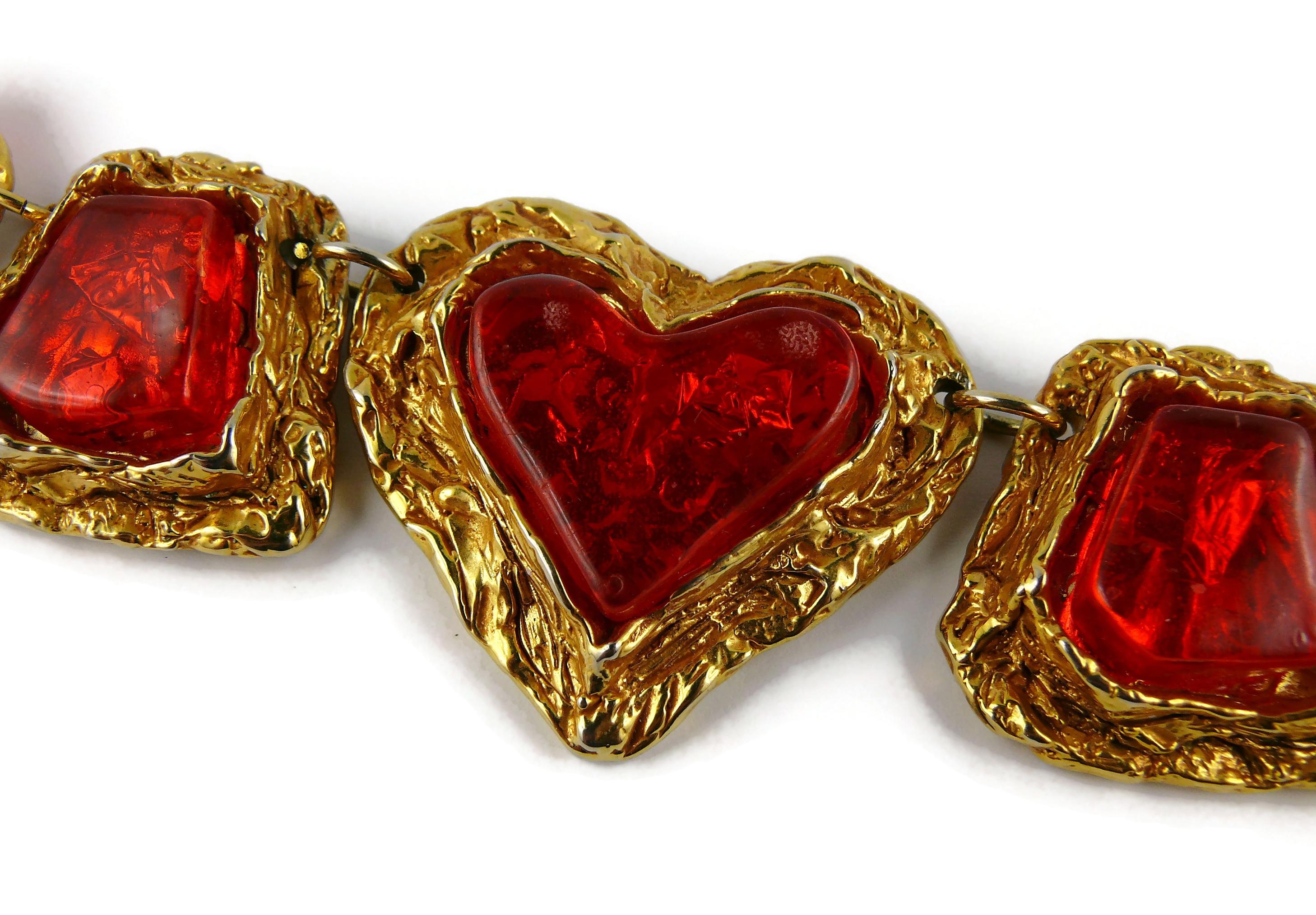 Christian Lacroix Vintage Heart Necklace at 1stDibs | christian