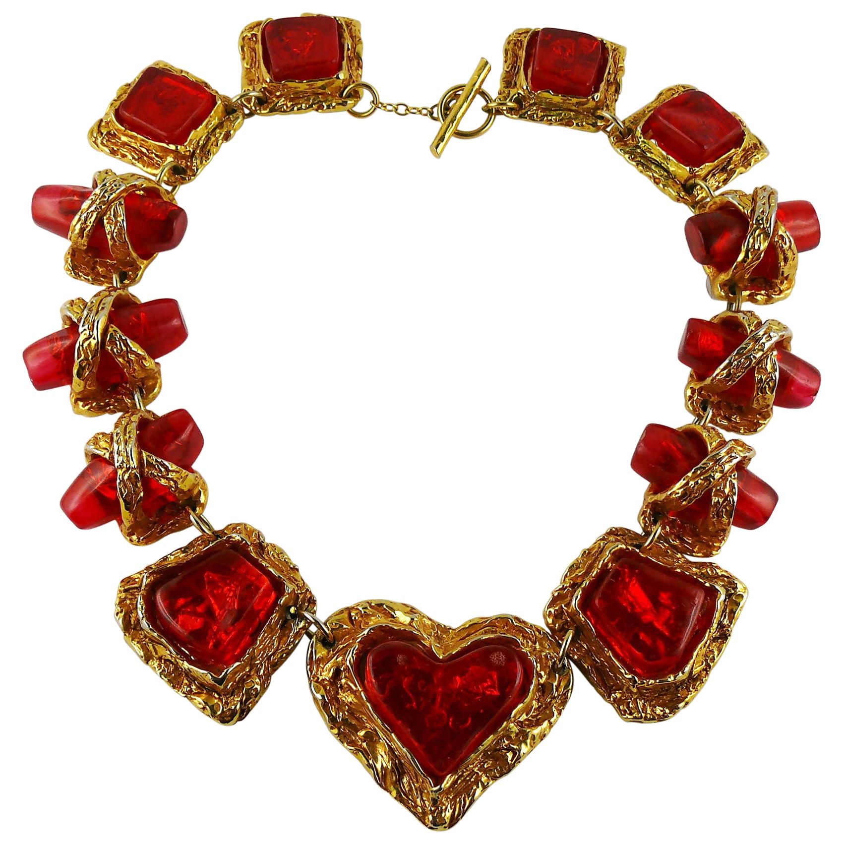Christian Lacroix Vintage Heart Necklace