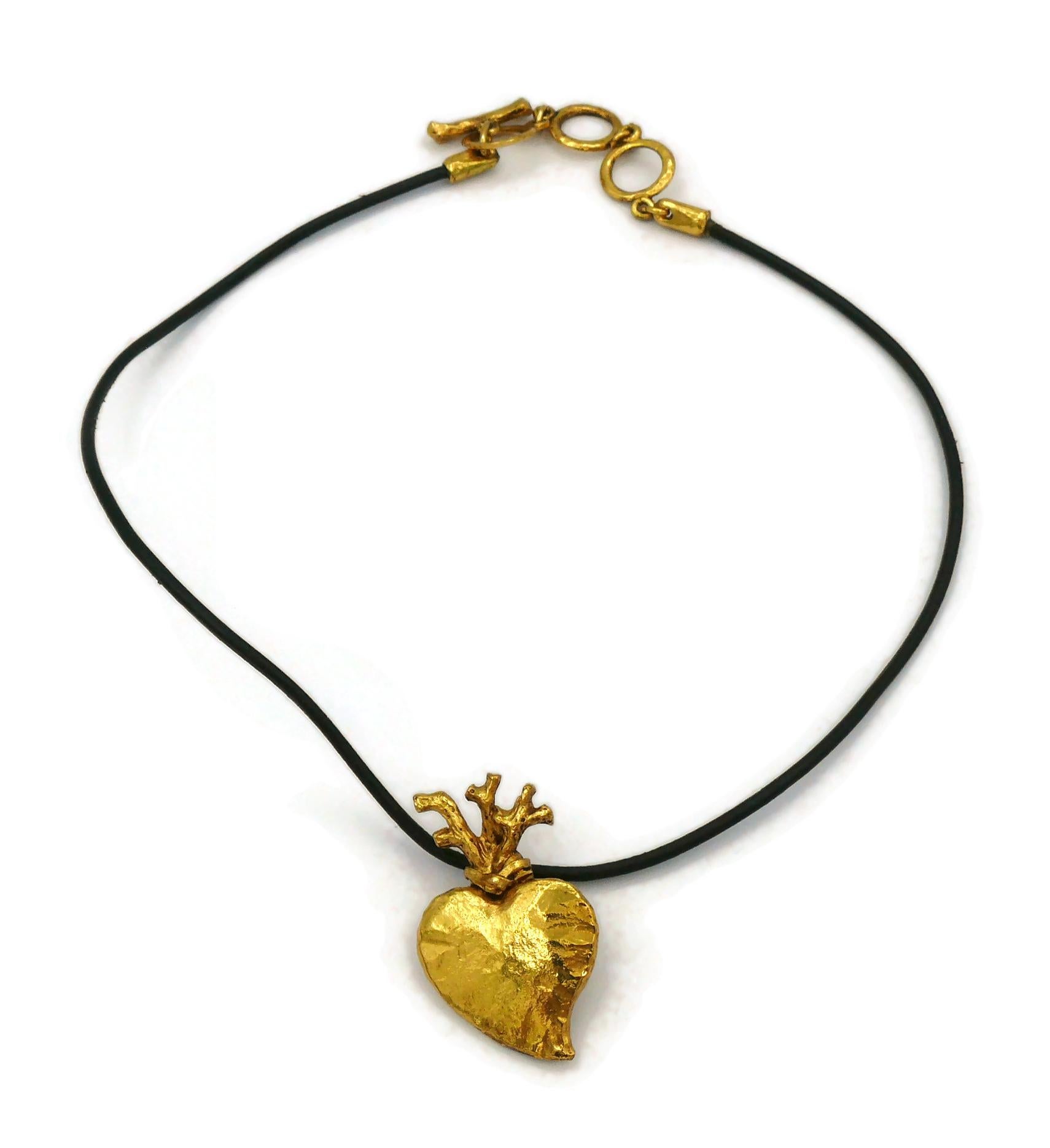Women's CHRISTIAN LACROIX Vintage Heart Pendant Necklace