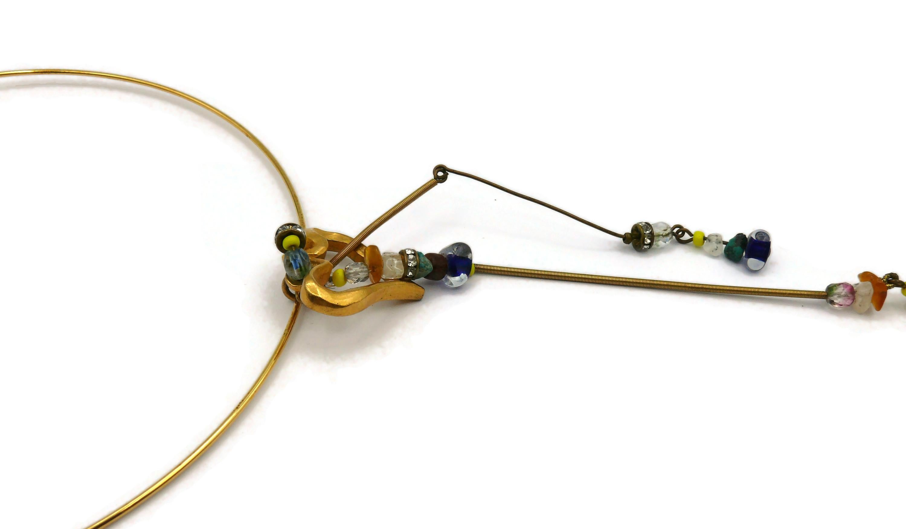 CHRISTIAN LACROIX Vintage Heart Pendant Necklace For Sale 1