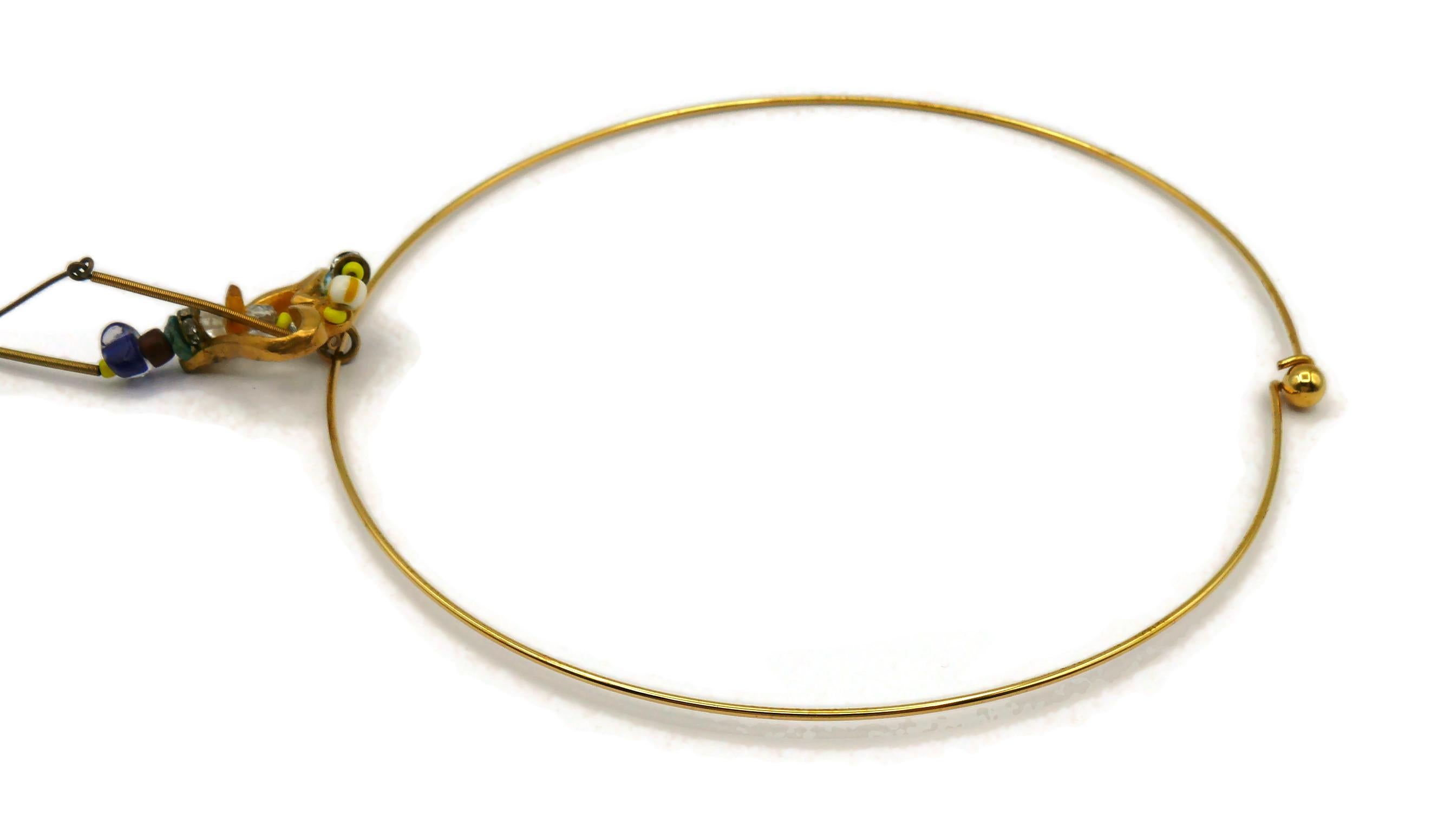 CHRISTIAN LACROIX Vintage Heart Pendant Necklace For Sale 5