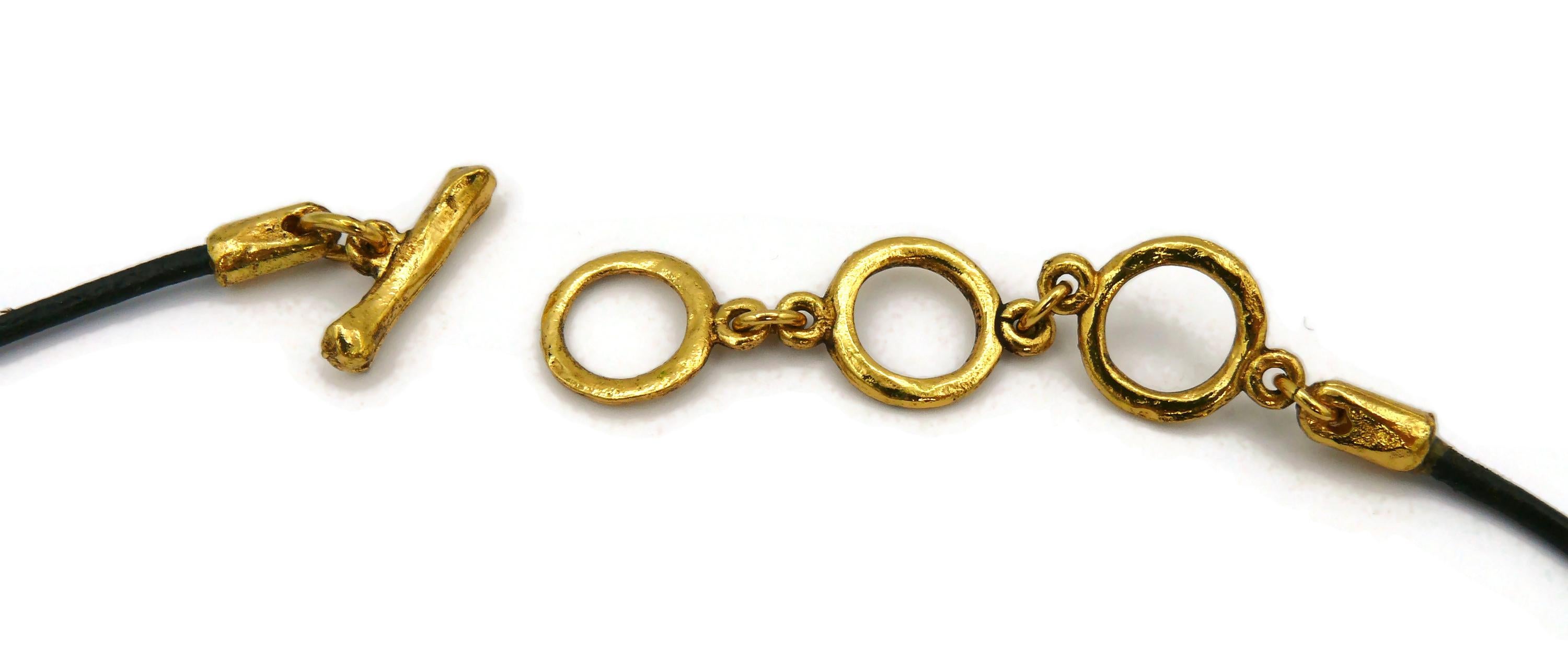 CHRISTIAN LACROIX Vintage Heart Pendant Necklace For Sale 6