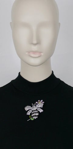 CHRISTIAN LACROIX Vintage Jewelled Bee Brooch
