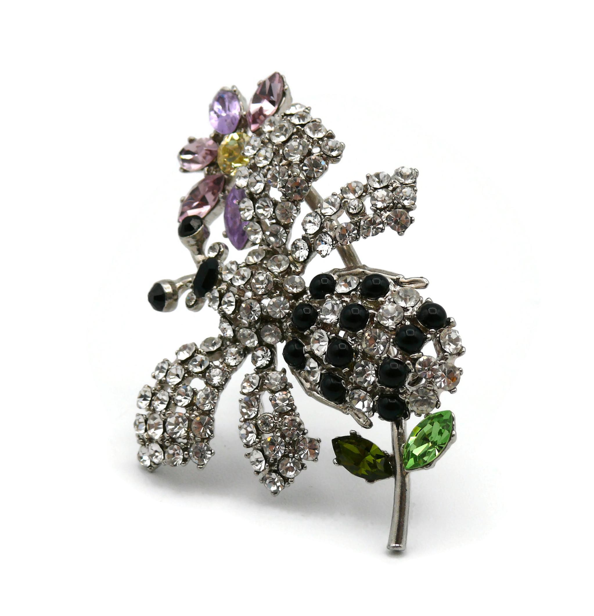 CHRISTIAN LACROIX Vintage Jewelled Bee Brooch For Sale 1