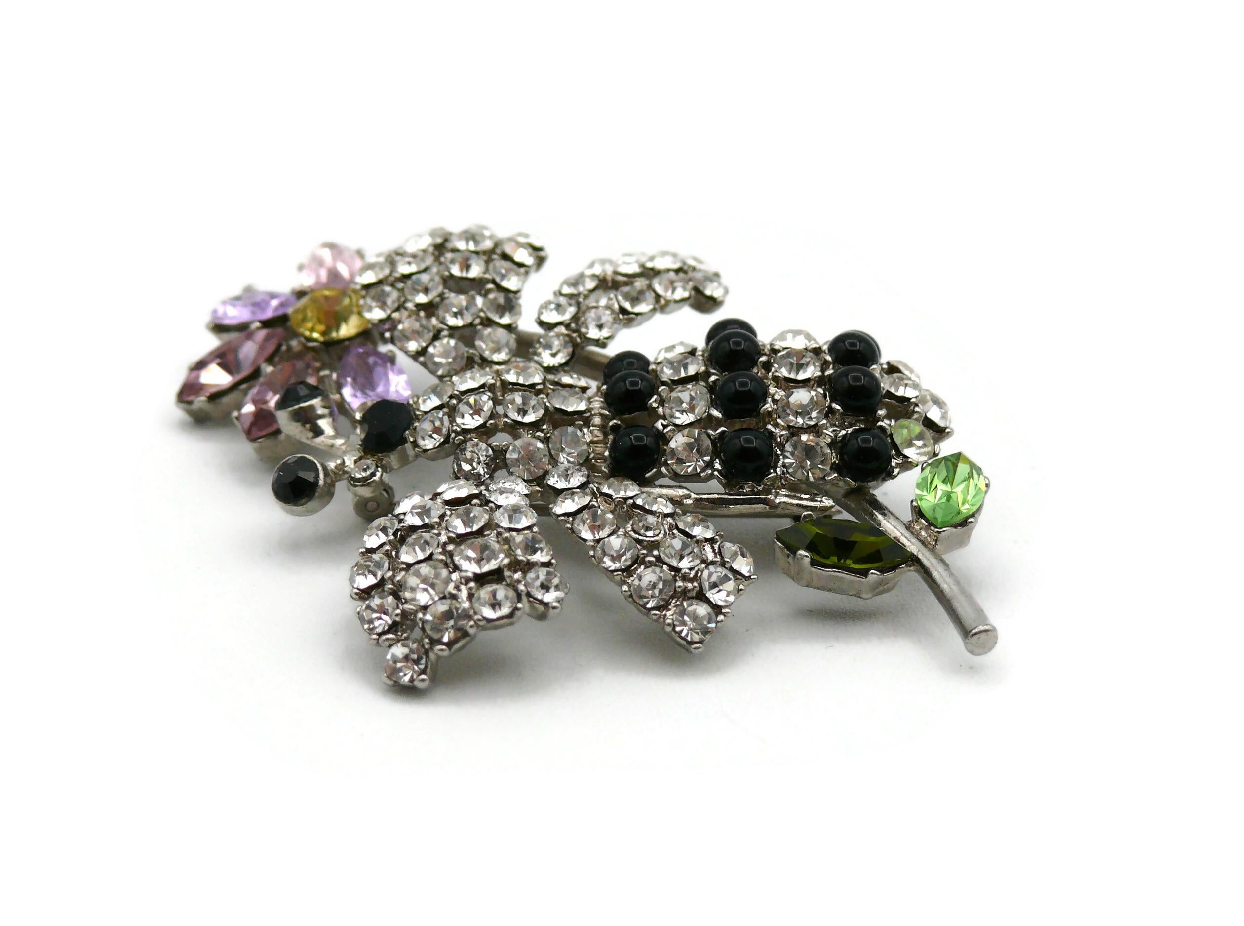 CHRISTIAN LACROIX Vintage Jewelled Bee Brooch For Sale 3