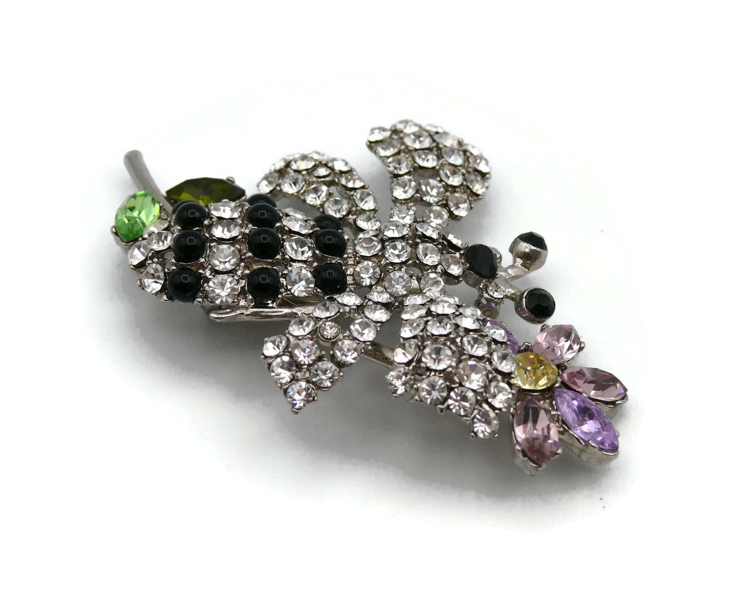 CHRISTIAN LACROIX Vintage Jewelled Bee Brooch For Sale 5