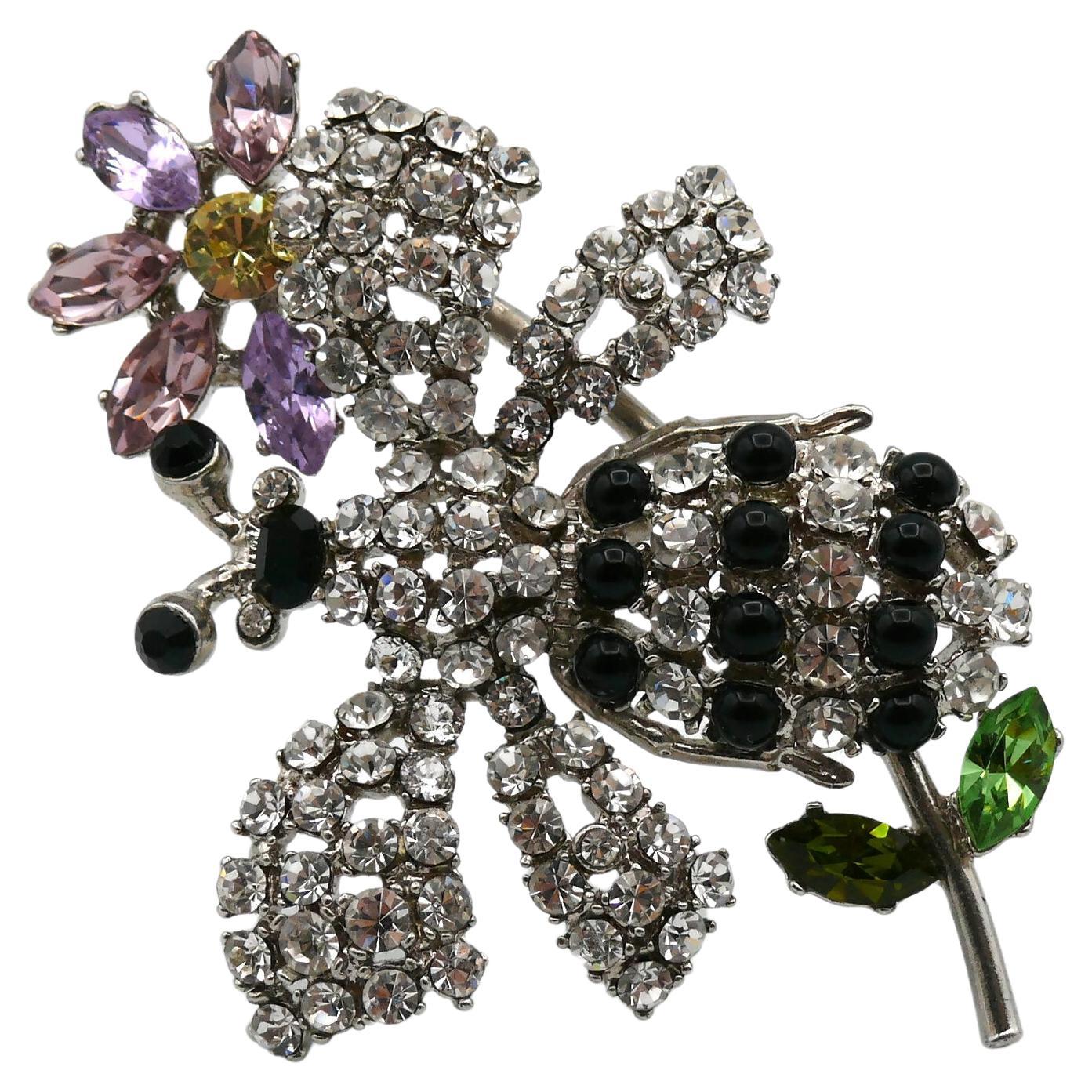 CHRISTIAN LACROIX Vintage Jewelled Bee Brooch For Sale