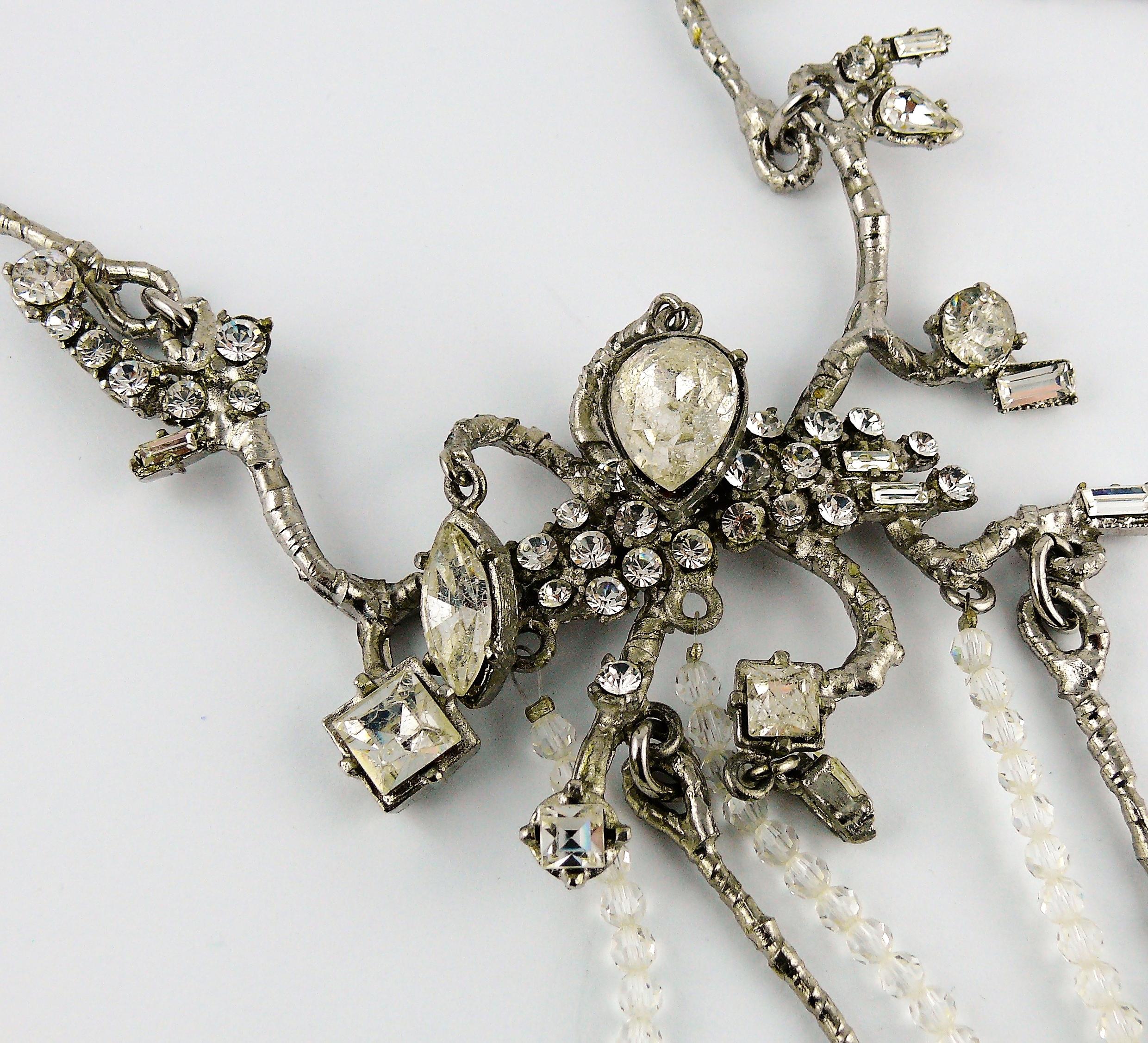 Christian Lacroix Vintage Jewelled Branches Design Necklace 2