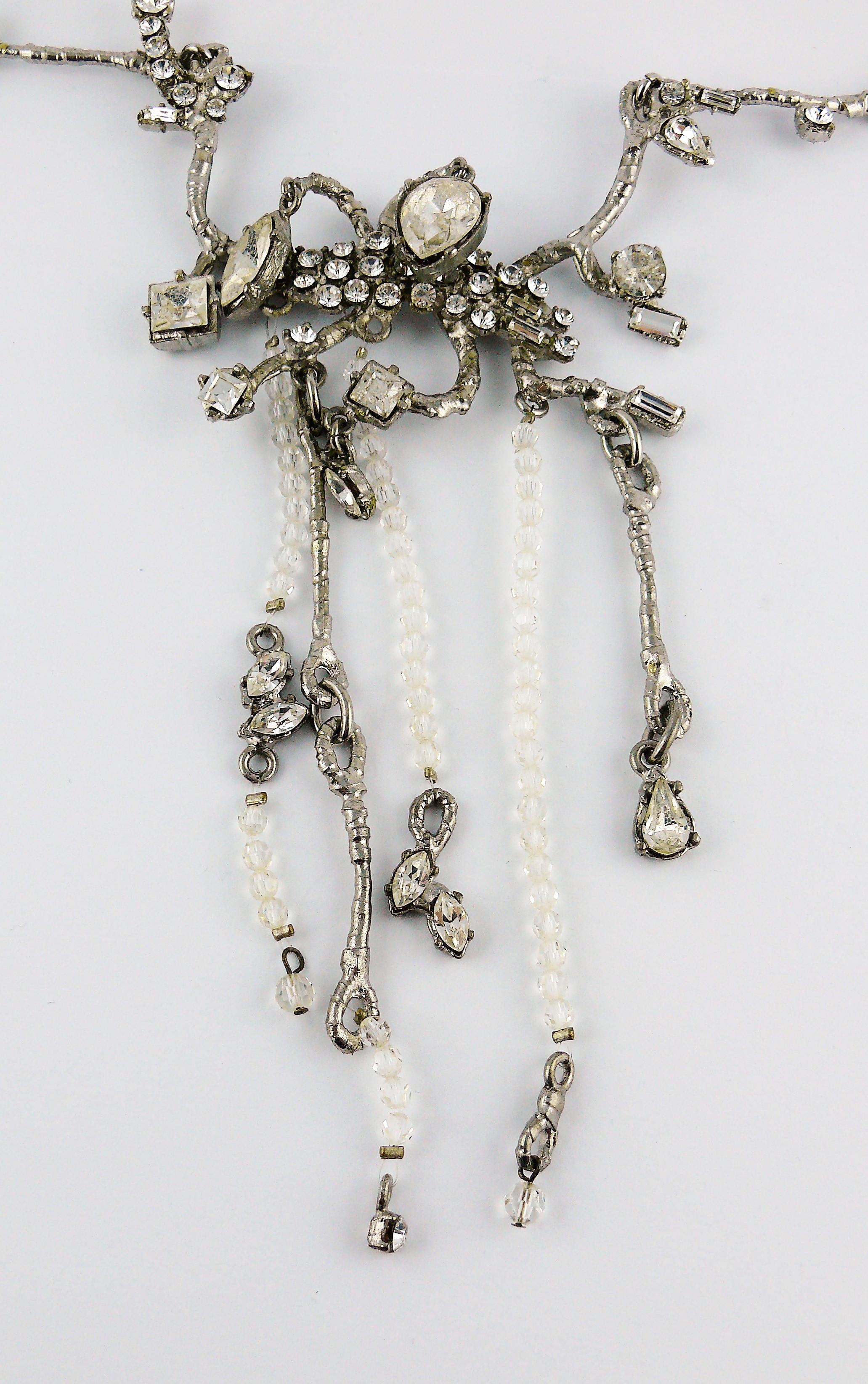 Christian Lacroix Vintage Jewelled Branches Design Necklace 3
