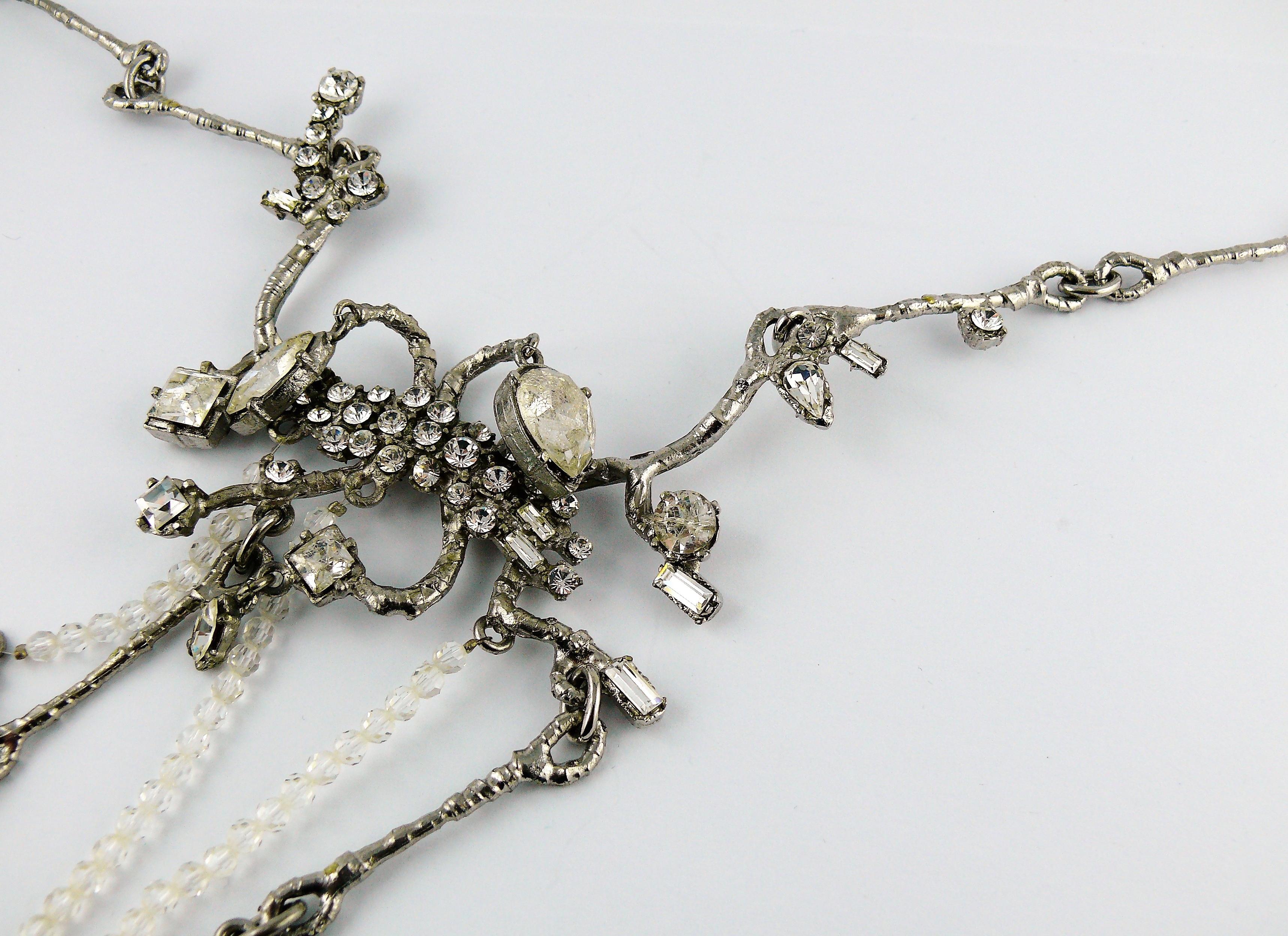 Christian Lacroix Vintage Jewelled Branches Design Necklace 4