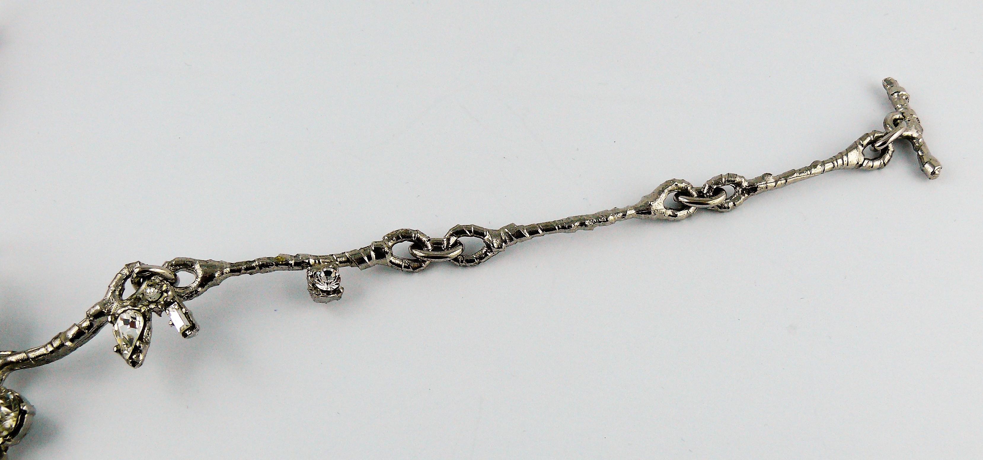 Christian Lacroix Vintage Jewelled Branches Design Necklace 5