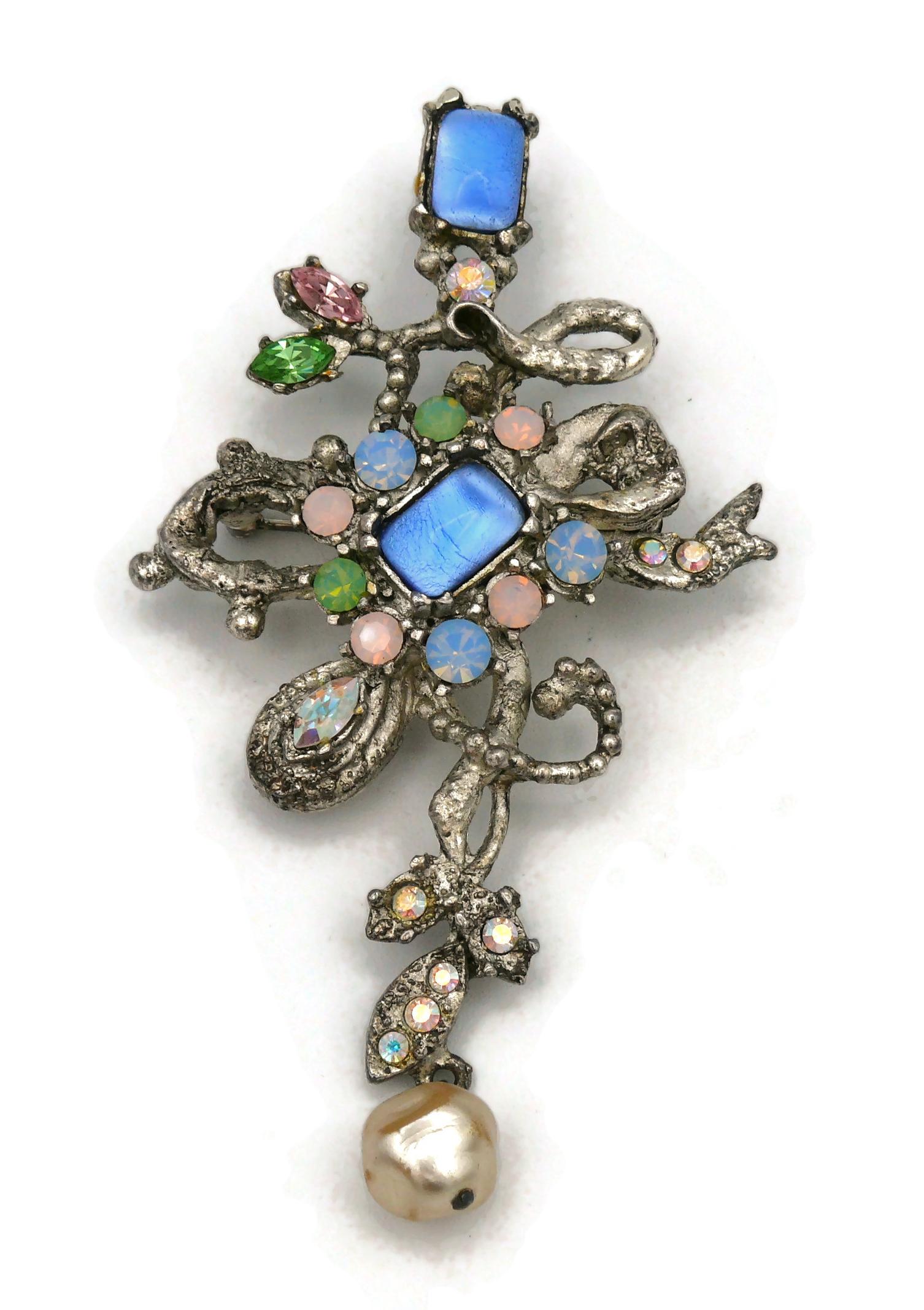 CHRISTIAN LACROIX Vintage Juwelen-Brosche-Anhänger Damen im Angebot