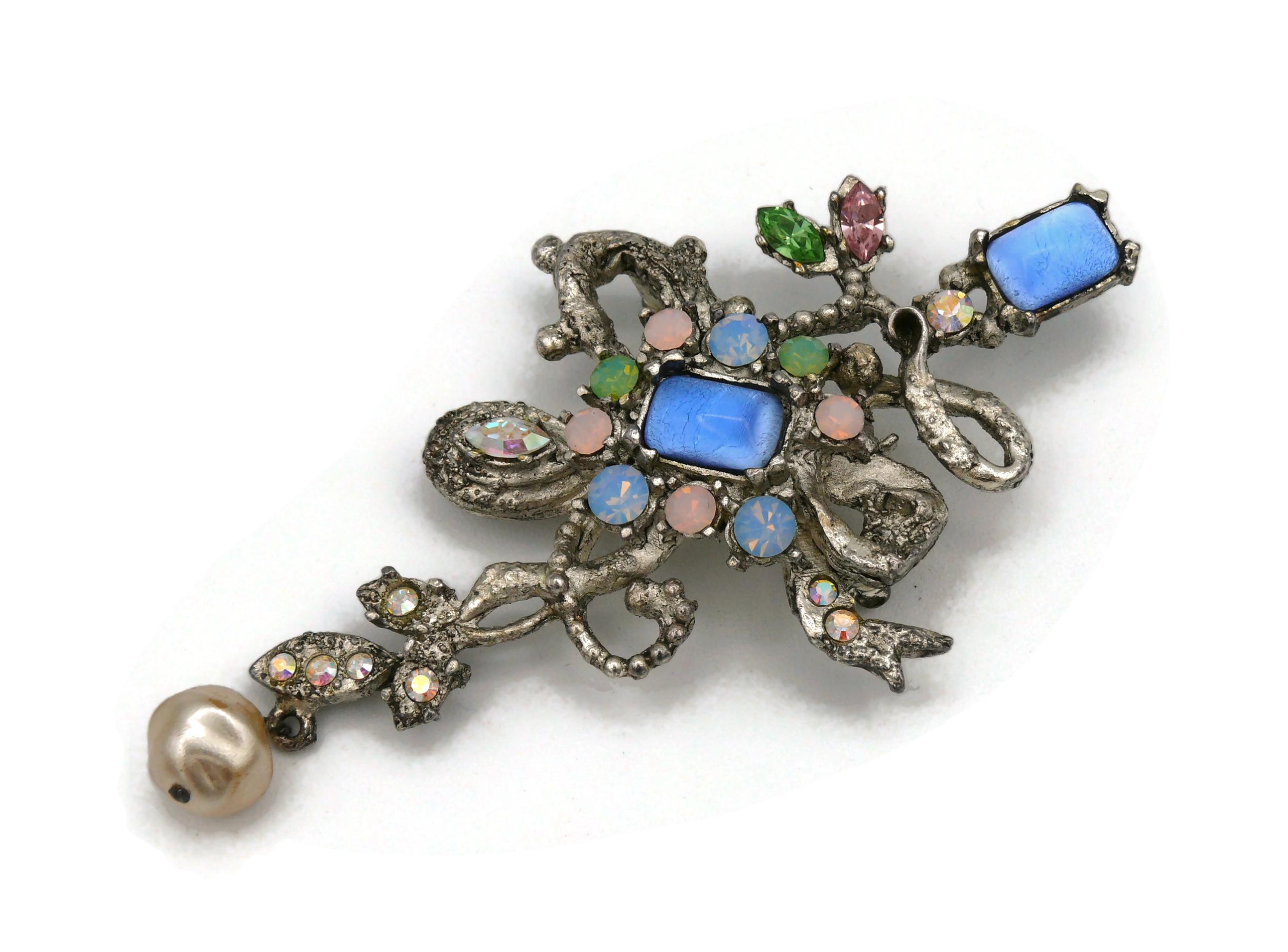 CHRISTIAN LACROIX Vintage Juwelen-Brosche-Anhänger im Angebot 1