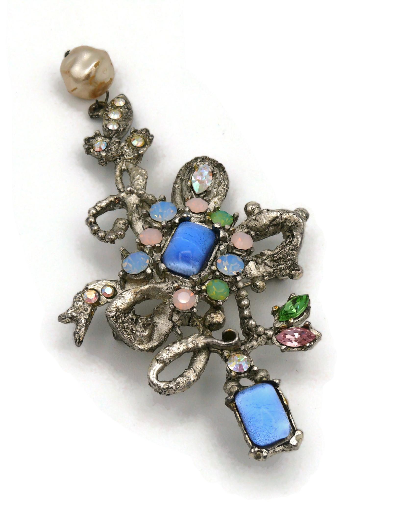 CHRISTIAN LACROIX Vintage Juwelen-Brosche-Anhänger im Angebot 2