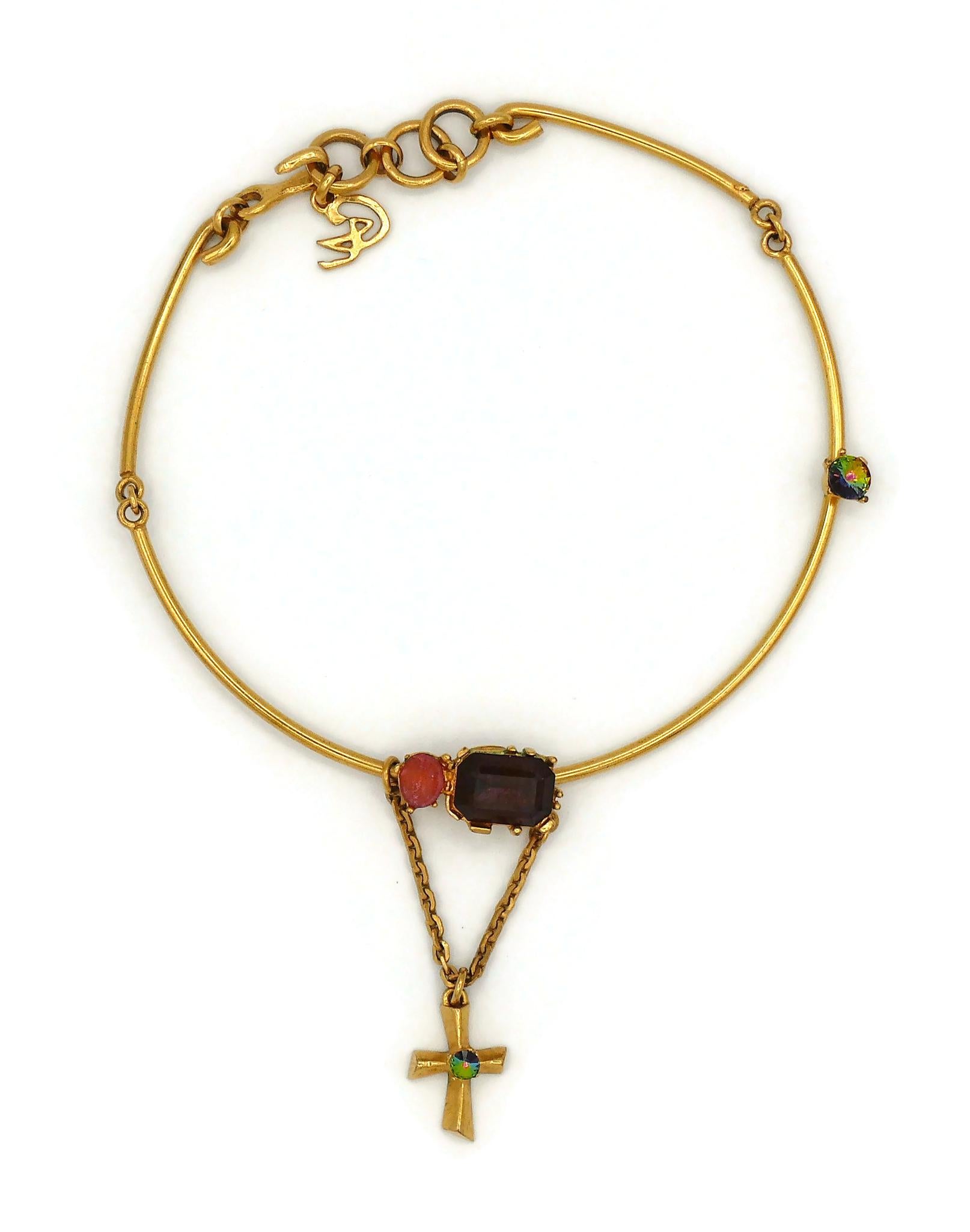 christian lacroix cross necklace