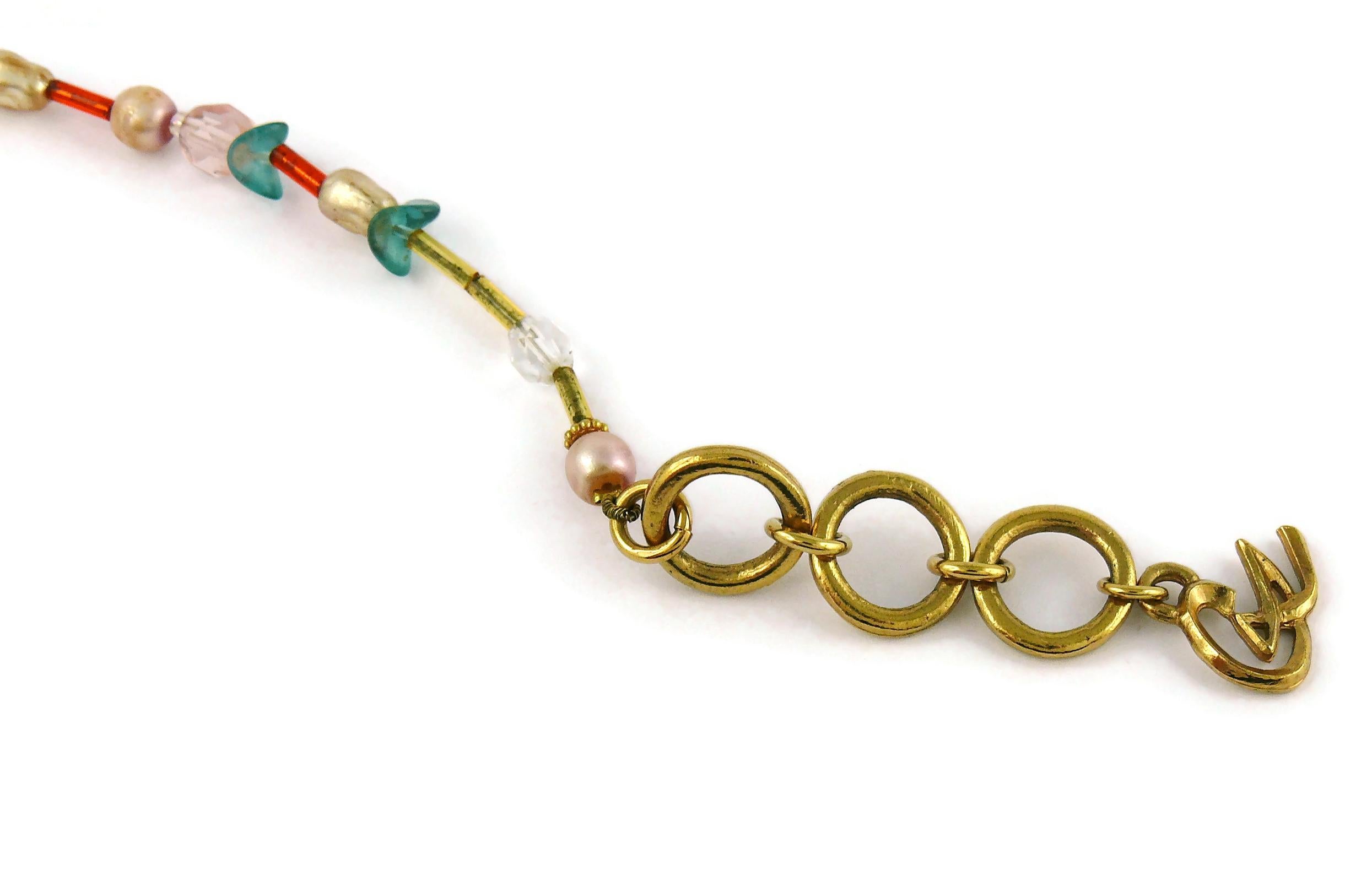Christian Lacroix Vintage Jewelled Flower Necklace 6