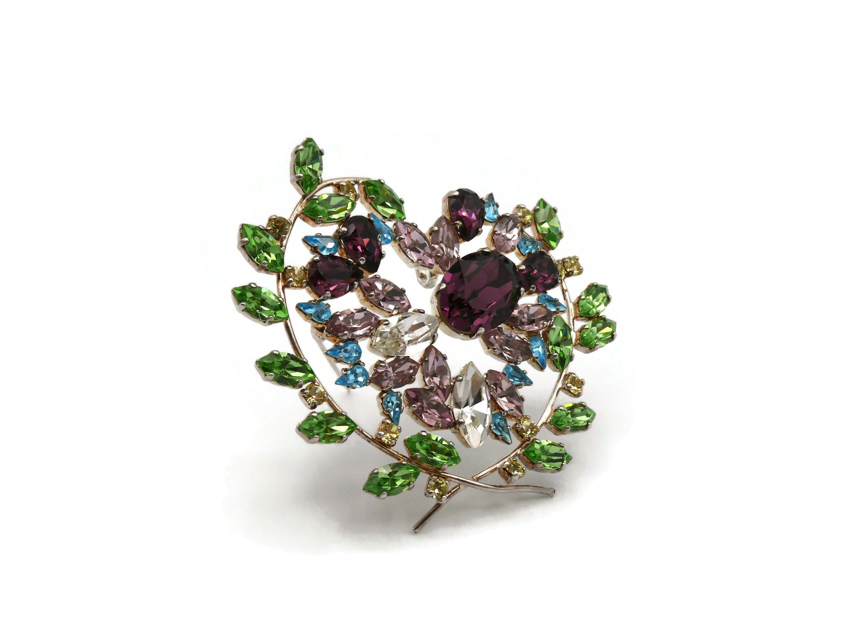 CHRISTIAN LACROIX Vintage Herzbrosche mit Juwelen-Anhänger im Zustand „Hervorragend“ im Angebot in Nice, FR