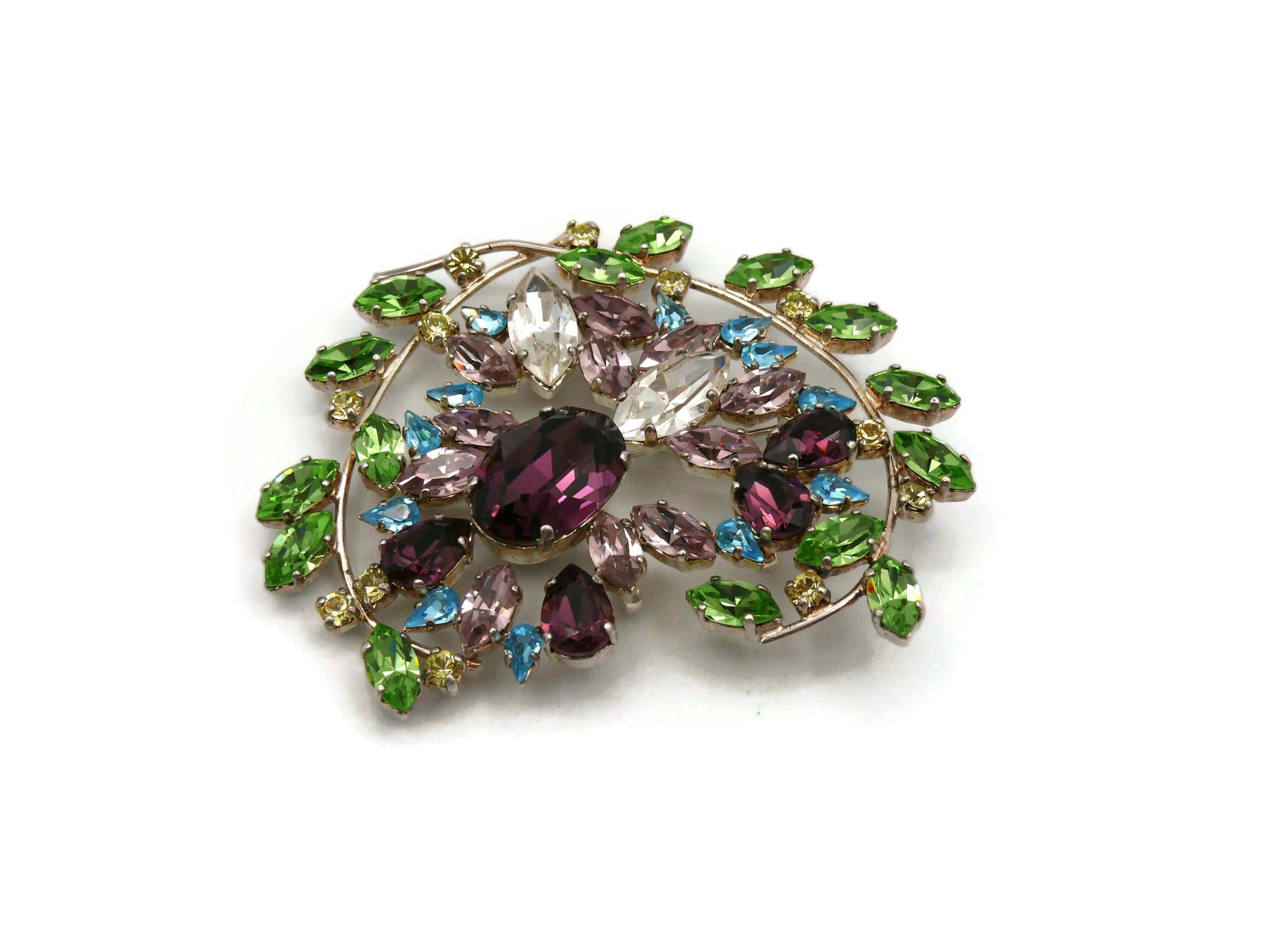 CHRISTIAN LACROIX Vintage Herzbrosche mit Juwelen-Anhänger im Angebot 5