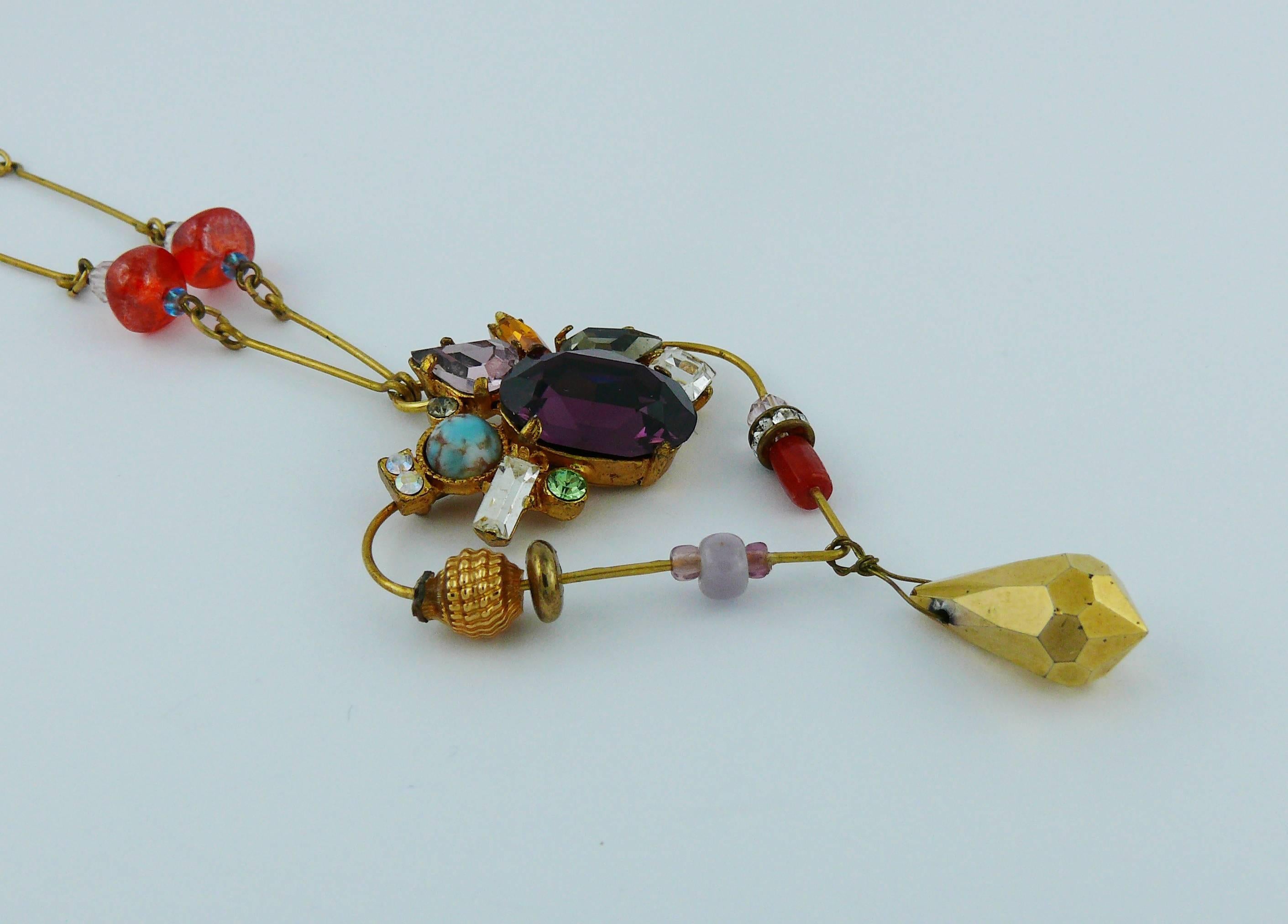 Christian Lacroix - Collana con ciondolo a cuore gioiello vintage In condizioni buone in vendita a Nice, FR