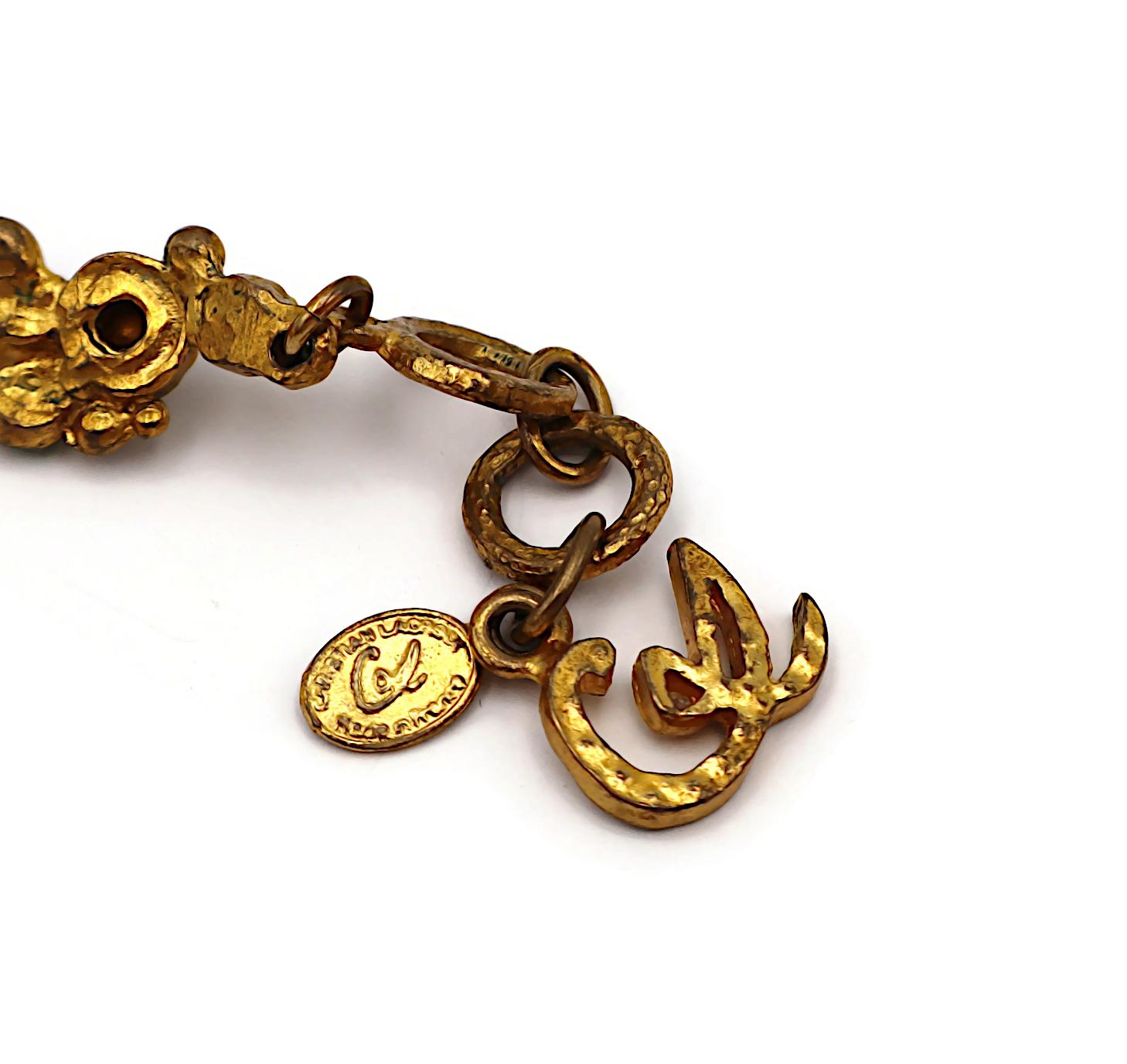 CHRISTIAN LACROIX Collar joya vintage en venta 14