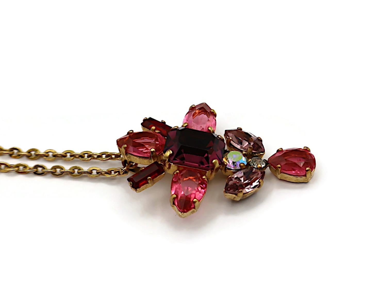 CHRISTIAN LACROIX Vintage Jewelled Pendant For Sale 4