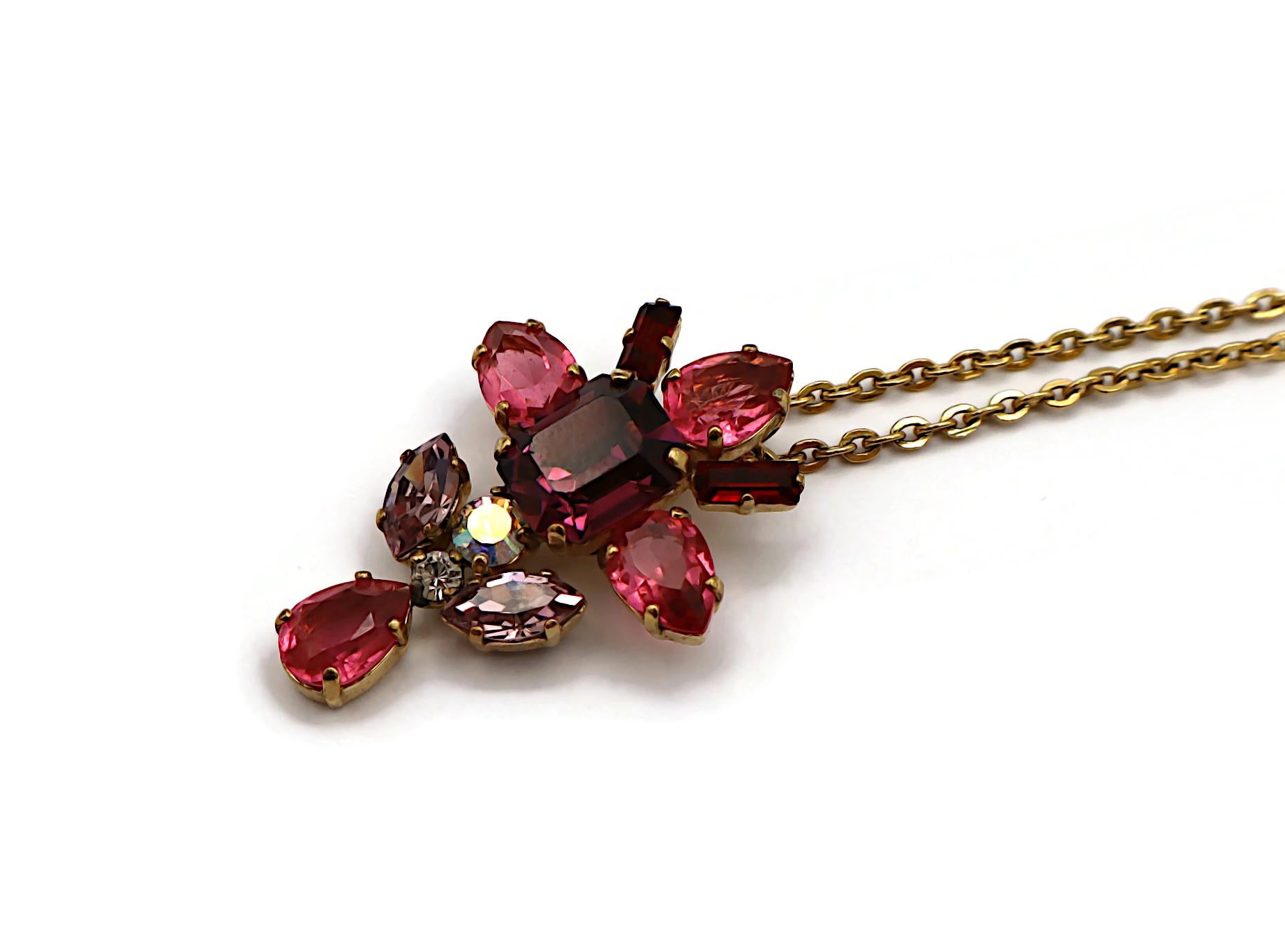 CHRISTIAN LACROIX Vintage Jewelled Pendant For Sale 6