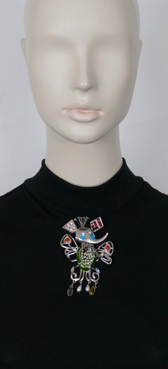 Christian Lacroix Vintage Jewelled Imaginary Animal Brooch