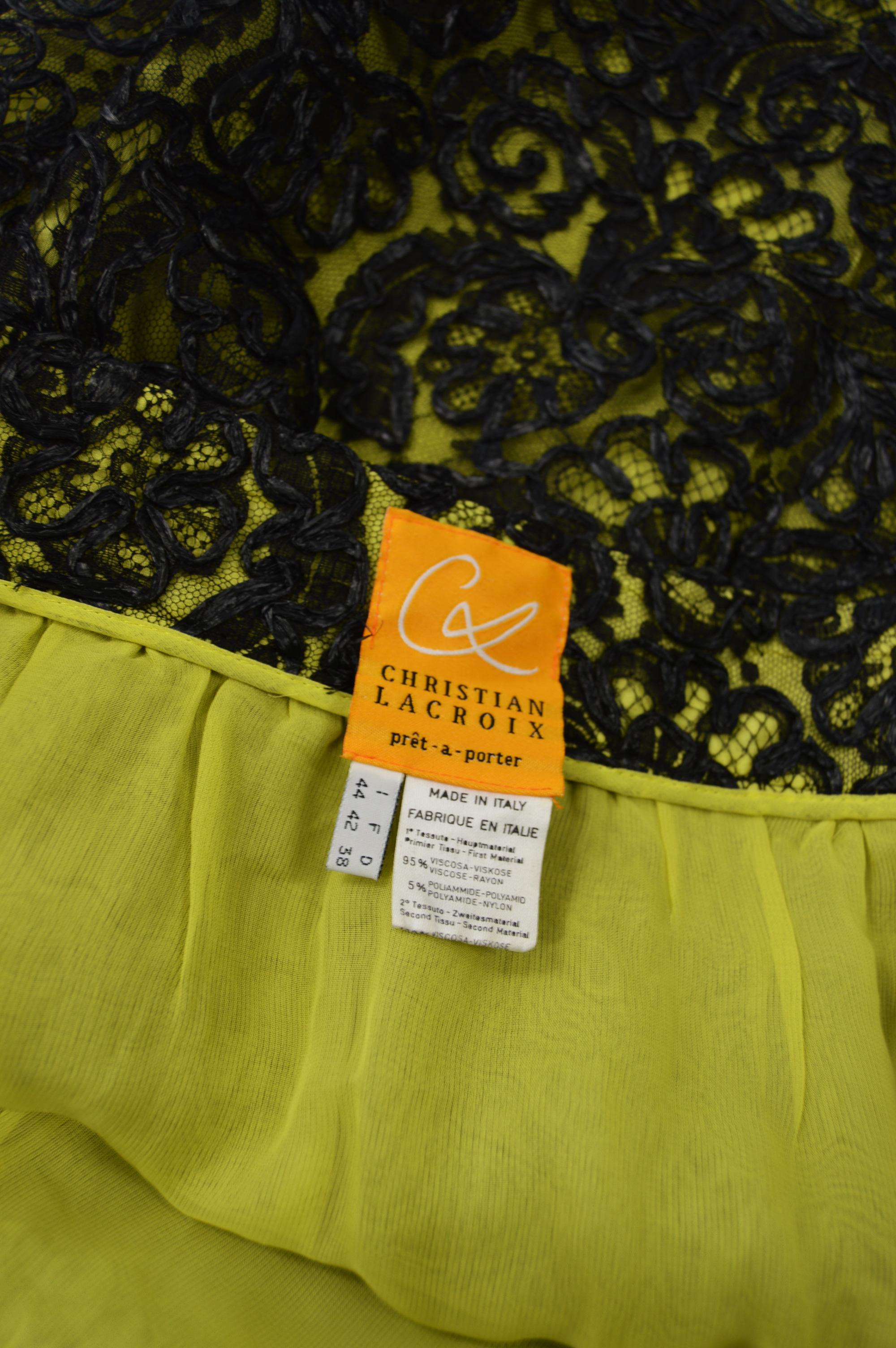 Women's or Men's Christian Lacroix Vintage Lace & Raffia Skirt For Sale