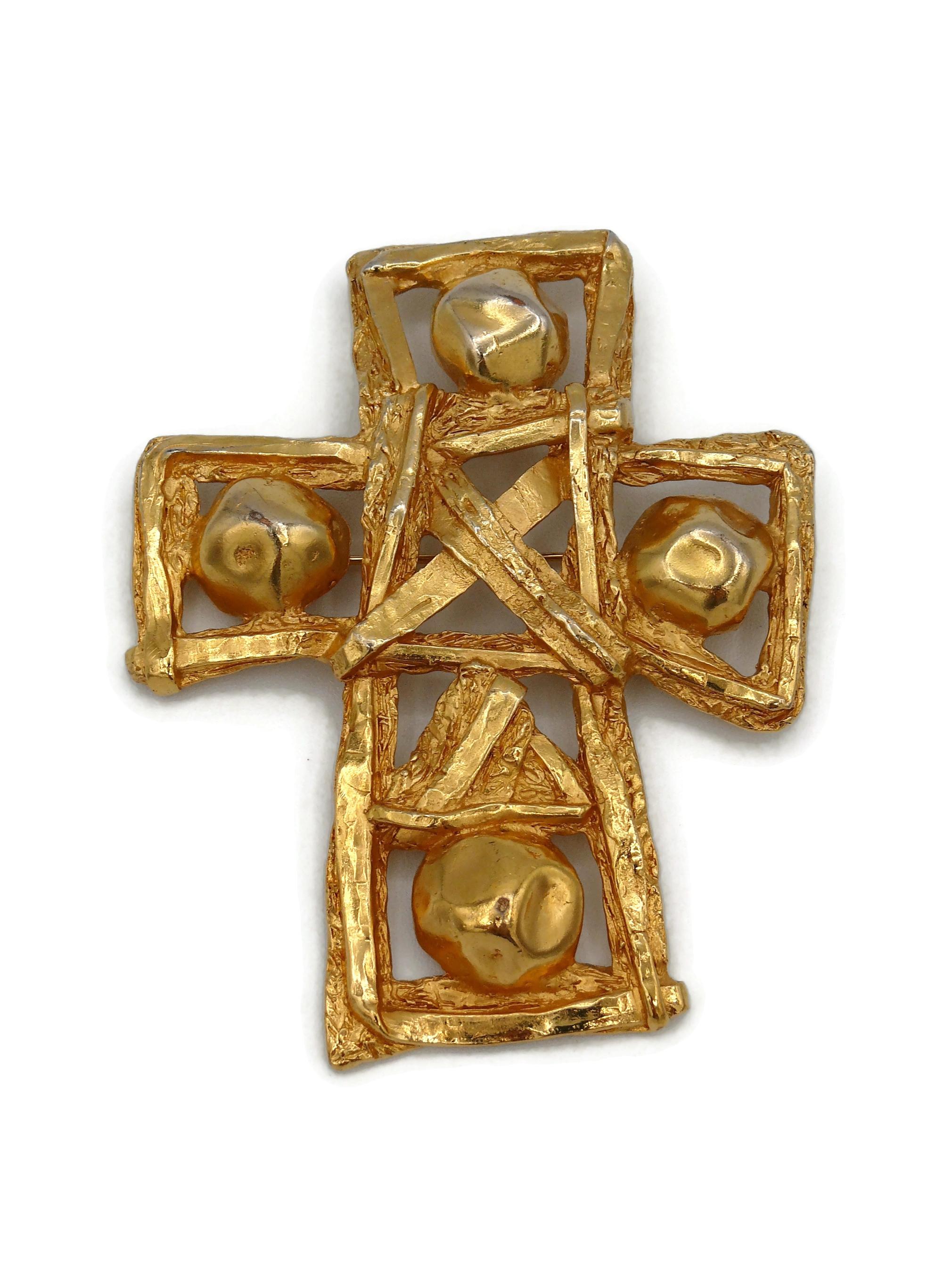 broche croix christian lacroix
